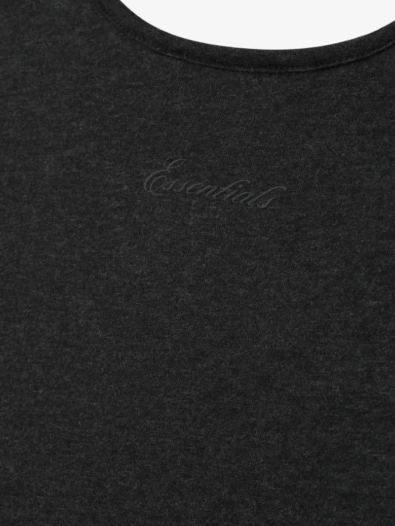 Playera Essentials Classic Vintage Negro, Essentials Tee (vista 3)