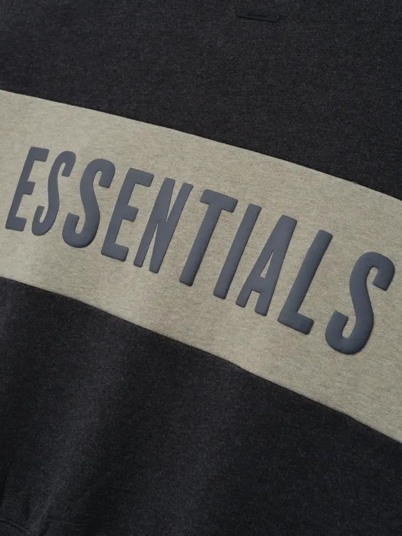 Playera Essentials Paneled Classic Sweatshirt Acero Gris, Essentials Tee (vista 3)