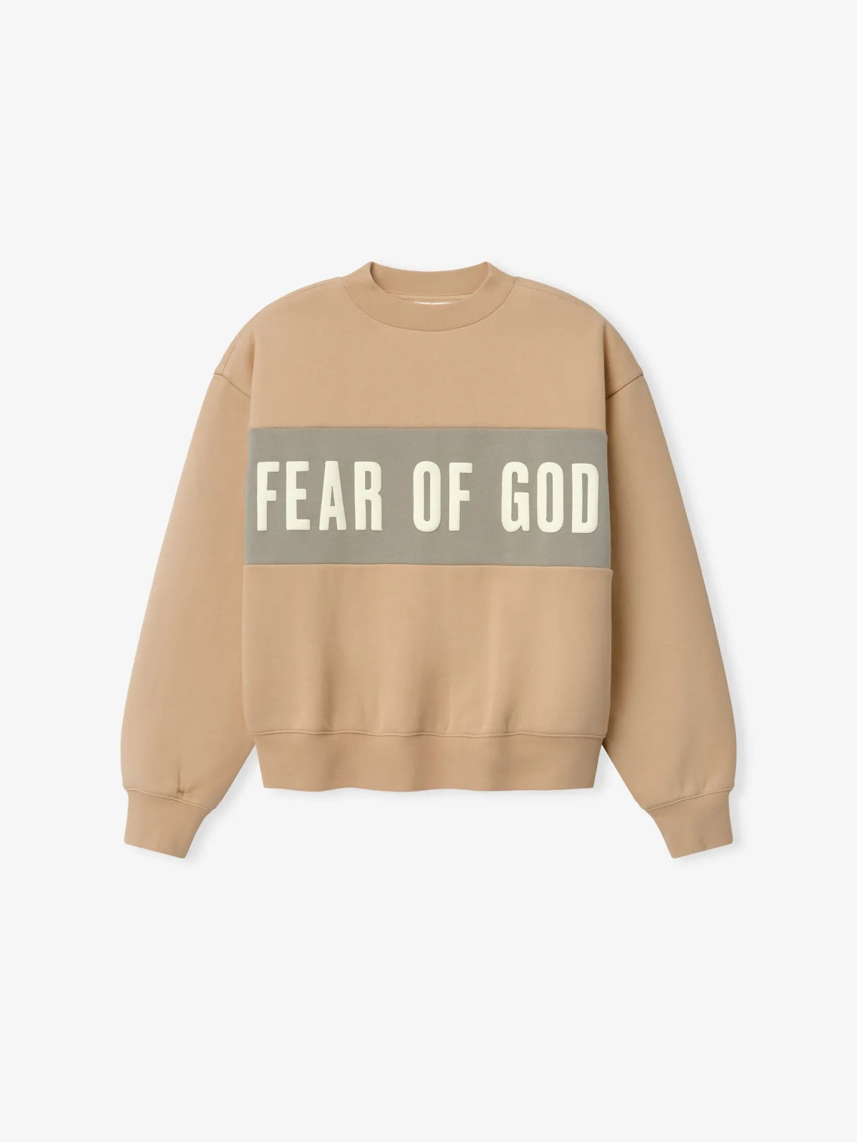 Playera Essentials Paneled Classic Sweatshirt Jengibre, Essentials Tee (vista 1)