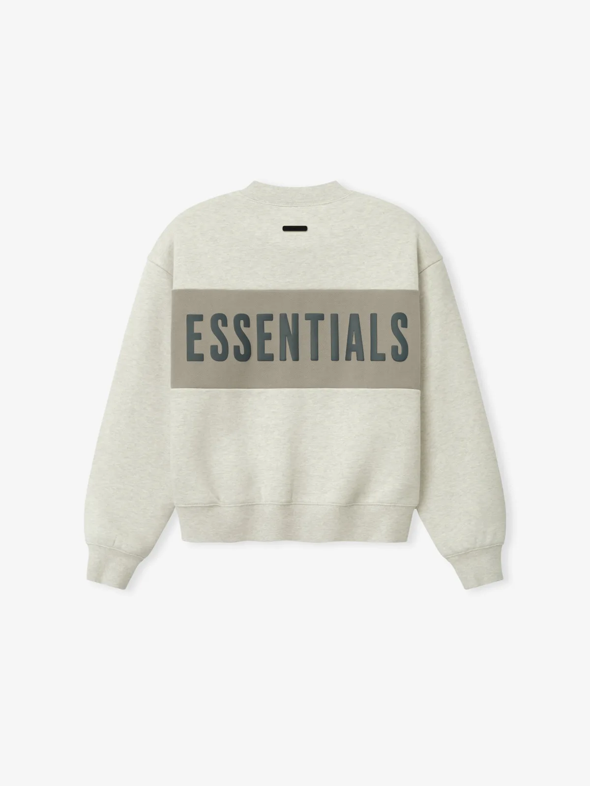 Playera Essentials Paneled Classic Sweatshirt Vainilla Jaspe, Essentials Tee (vista 1)
