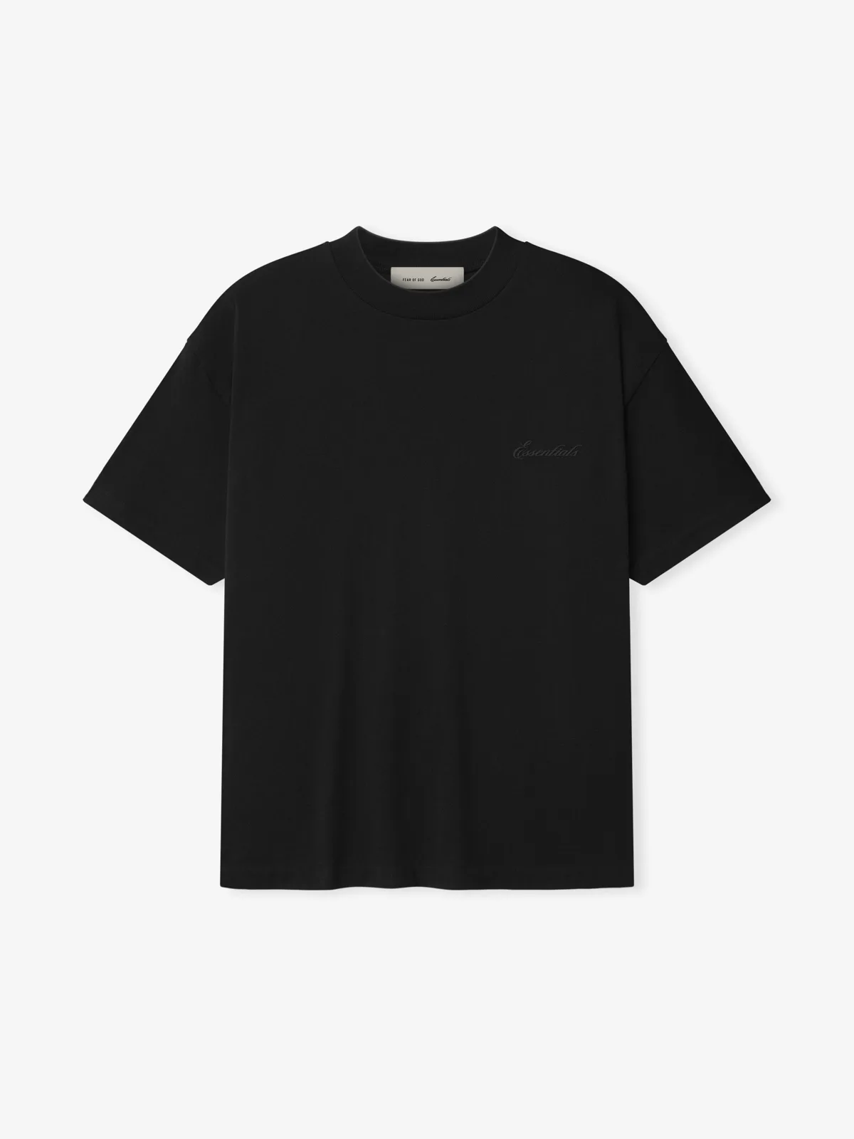 Playera Essentials Signature SS26 Classic Vintage Negro, Essentials Tee (vista 1)