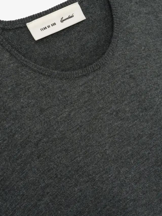 Playera Essentials Soft Knit Slim Classic Acero Gris, Essentials Tee (vista 3)