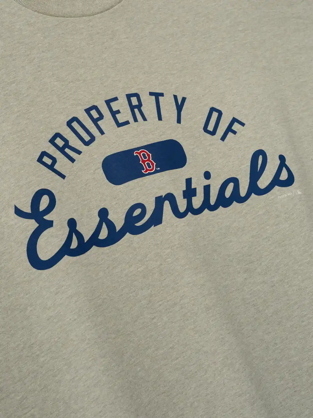 Playera Essentials Red Sox Merch Foca Jaspe, Essentials Tee (vista 3)