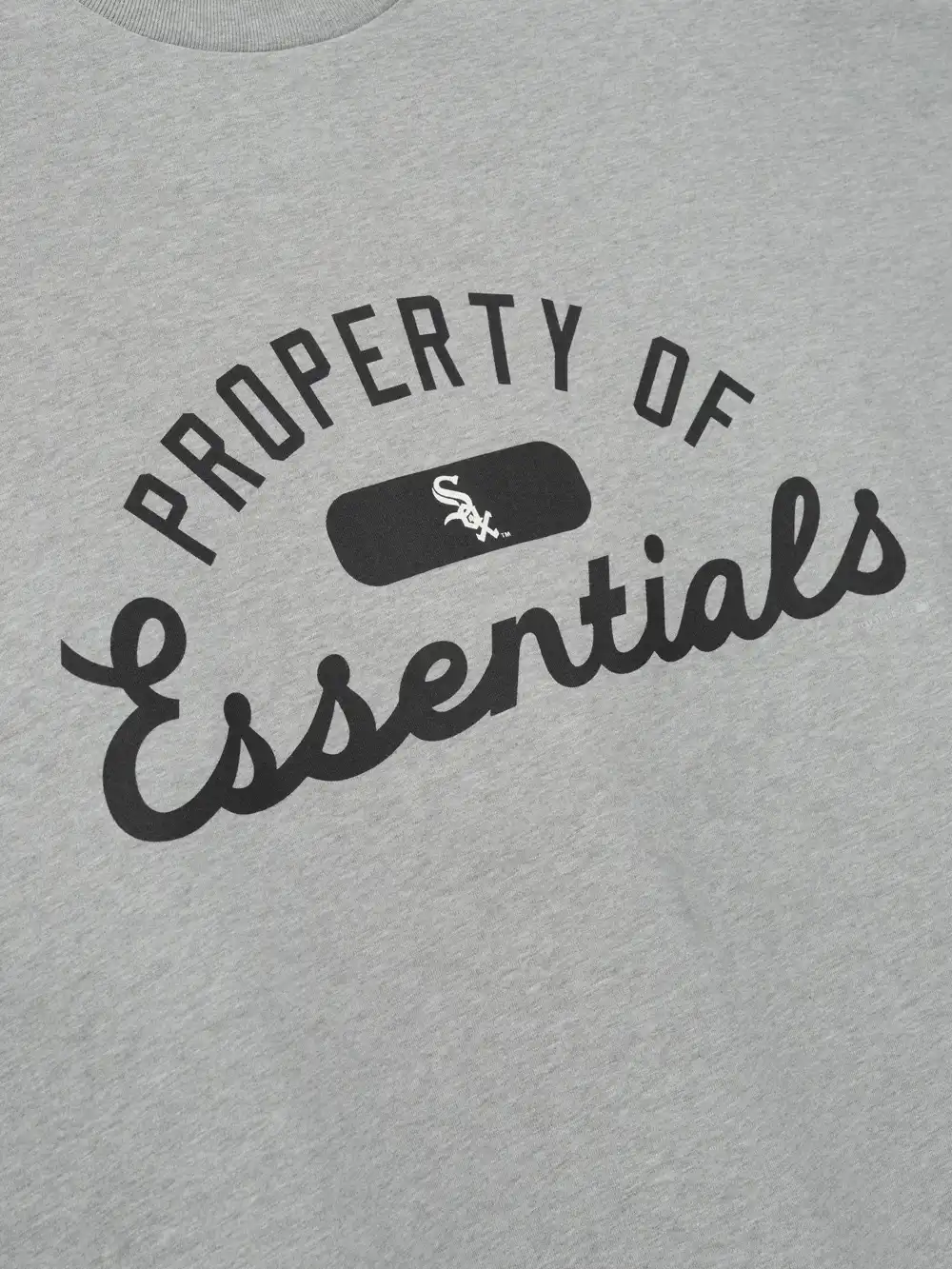 Playera Essentials White Sox Merch Cemento Jaspe, Essentials Tee (vista 3)