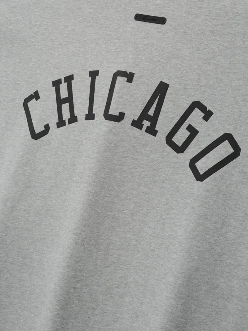 Playera Essentials White Sox Merch Cemento Jaspe, Essentials Tee (vista 4)