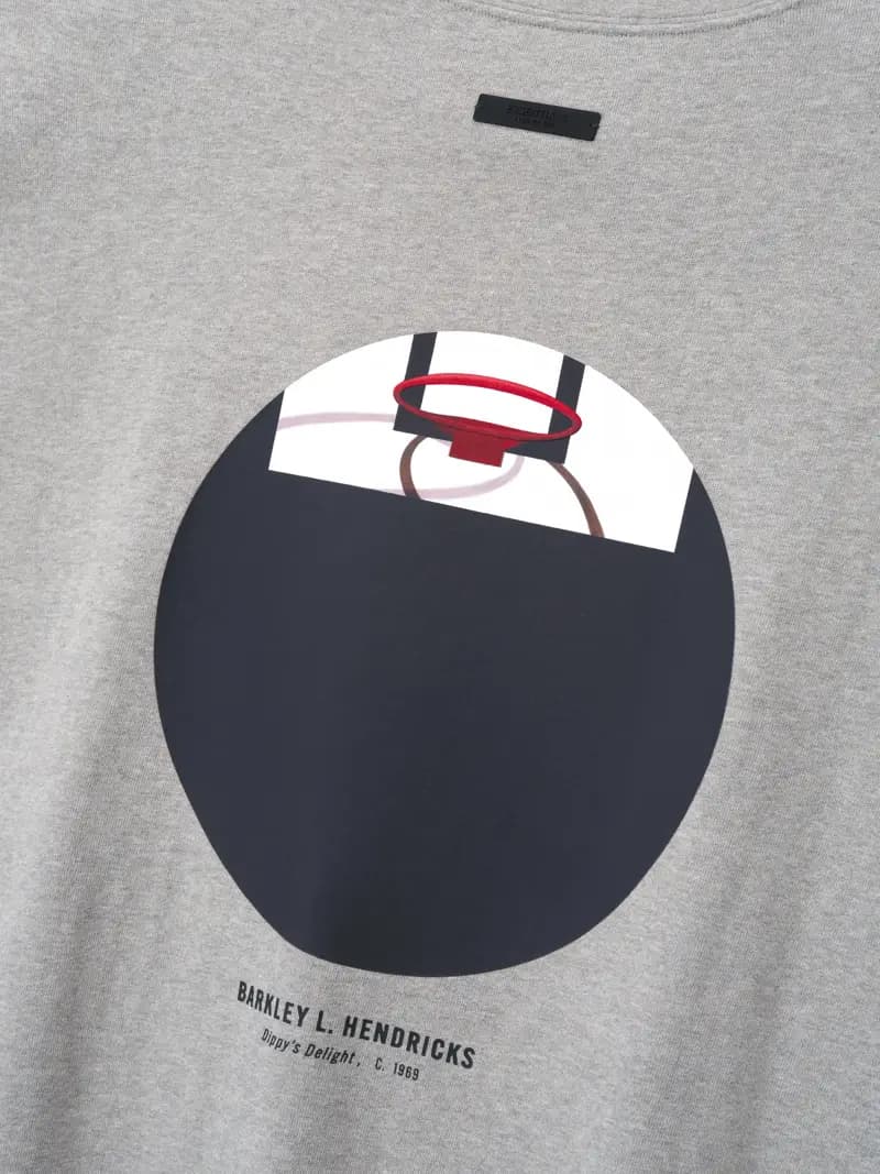 Playera Essentials Celtics X Barkley Hendricks 90s Cemento Jaspe, Essentials Tee (vista 6)