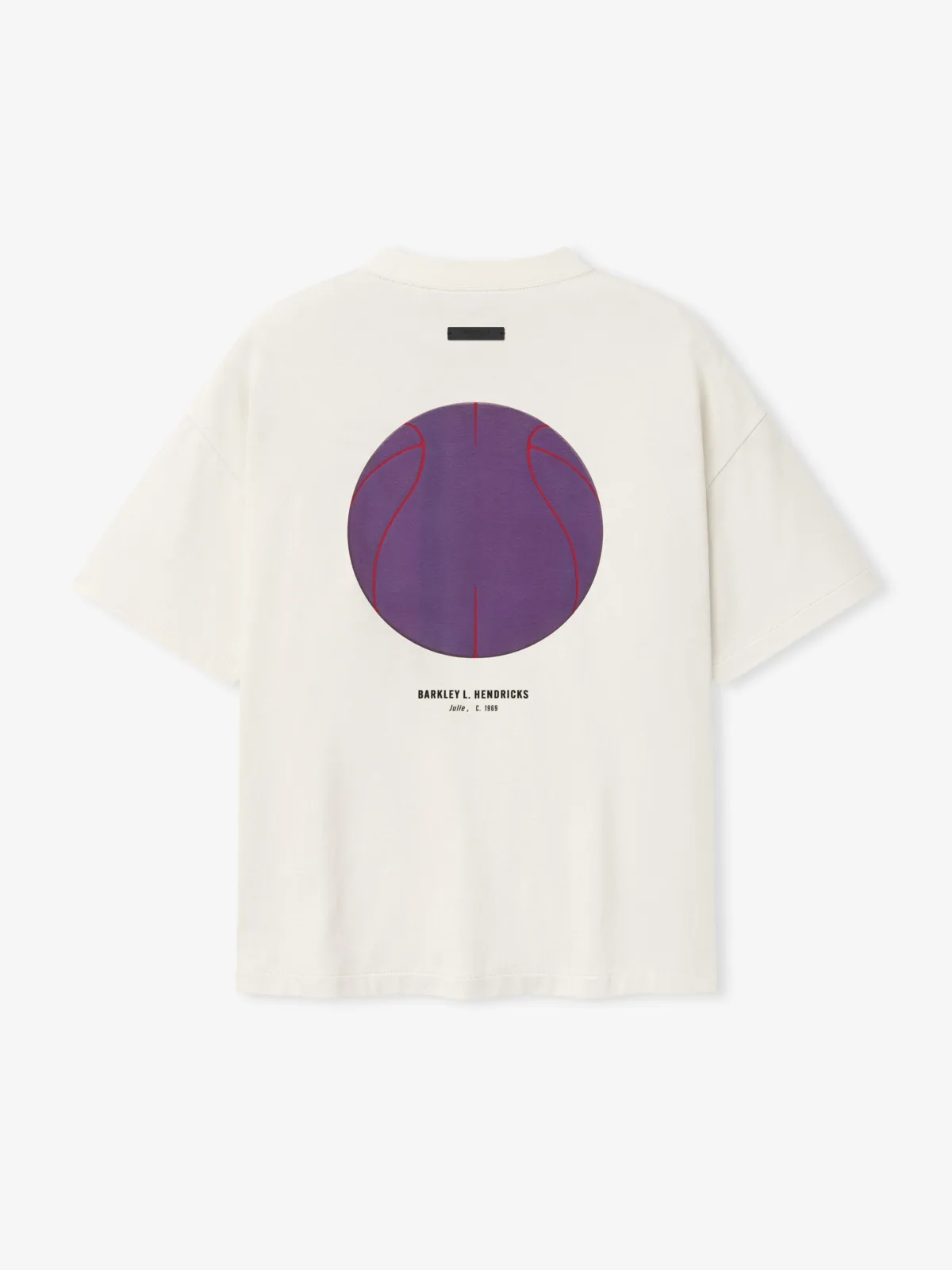 Playera Essentials Lakers X Barkley Hendricks 90s Marfil, Essentials Tee (vista 4)