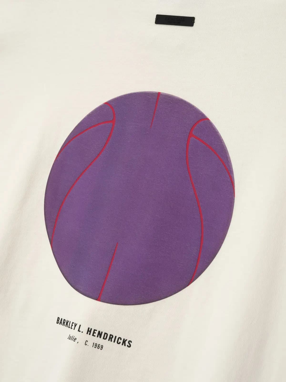 Playera Essentials Lakers X Barkley Hendricks 90s Marfil, Essentials Tee (vista 6)