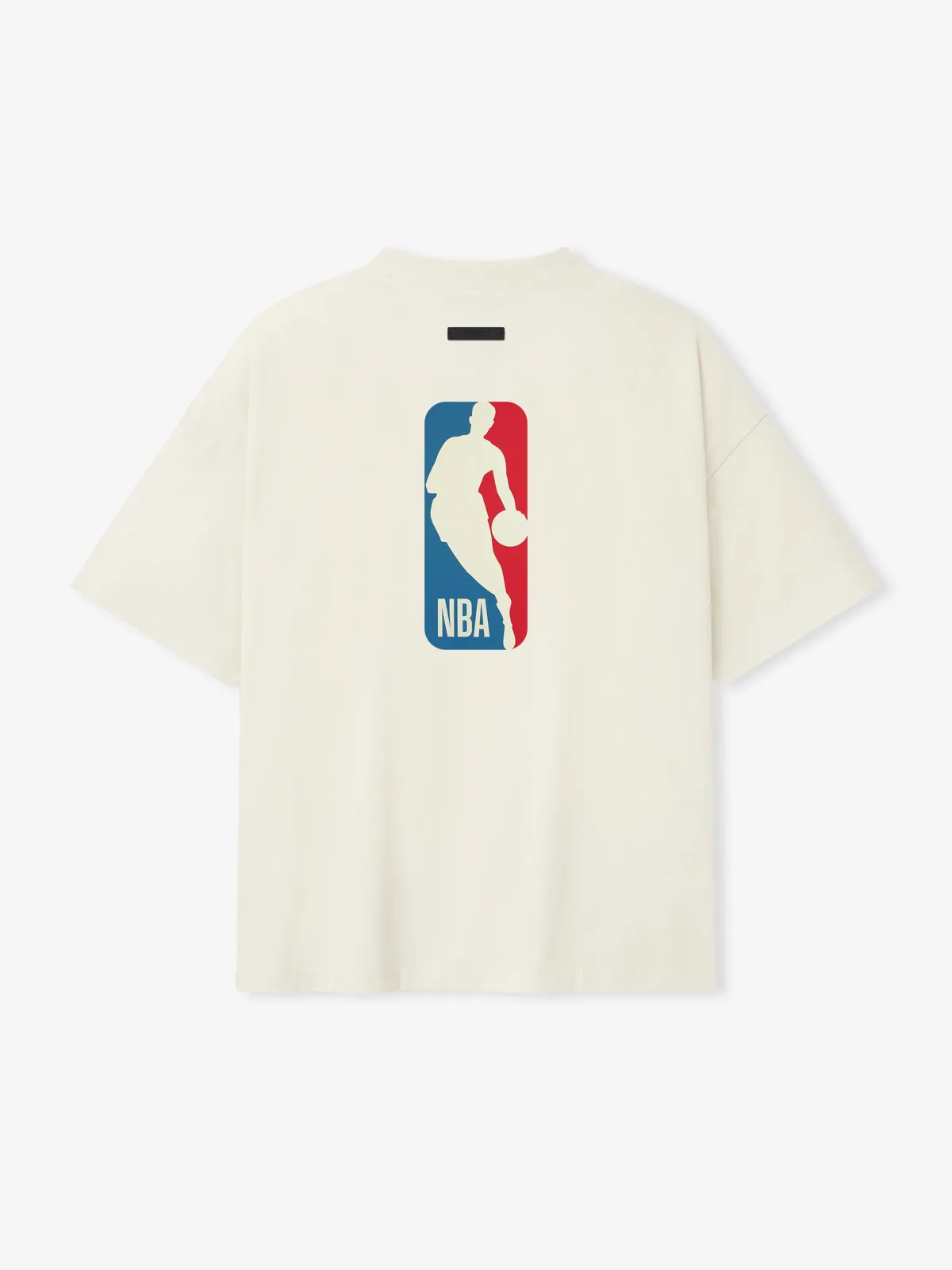 Playera Essentials NBA 90s Crema Blanco, Essentials Tee (vista 1)
