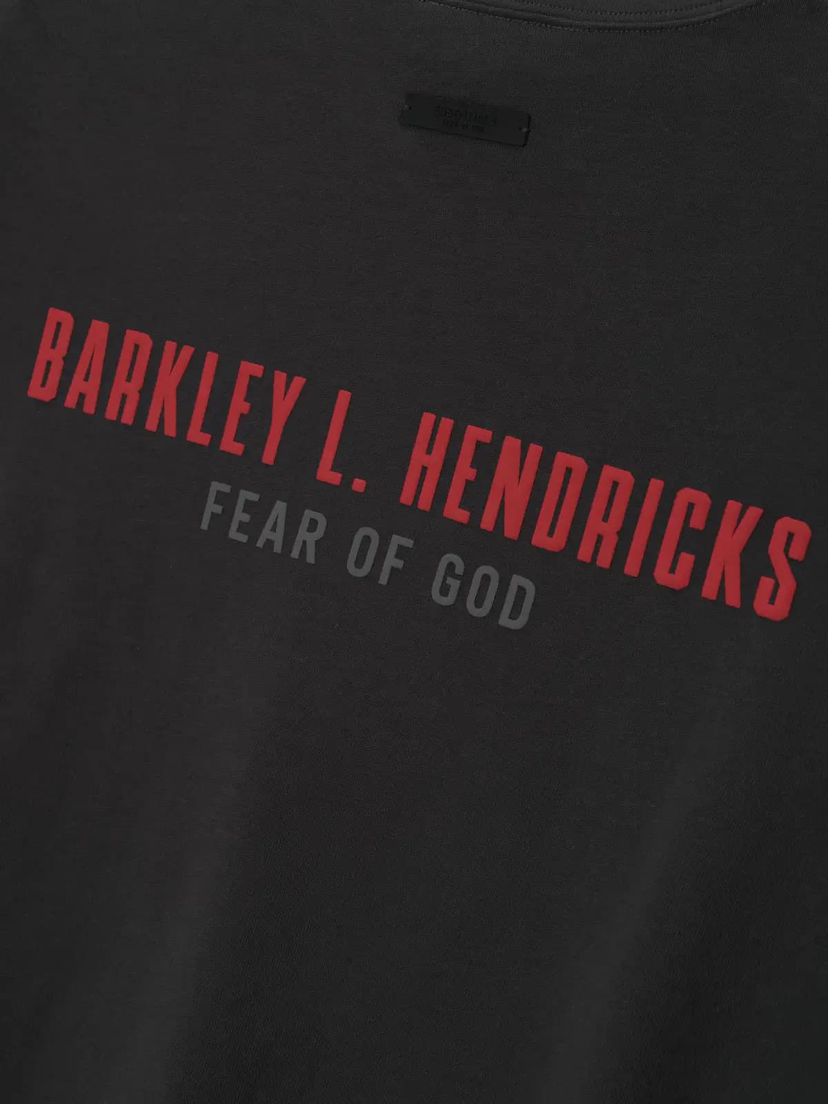 Playera Essentials NBA X Barkley Hendricks 90s Desteñido Negro, Essentials Tee (vista 4)