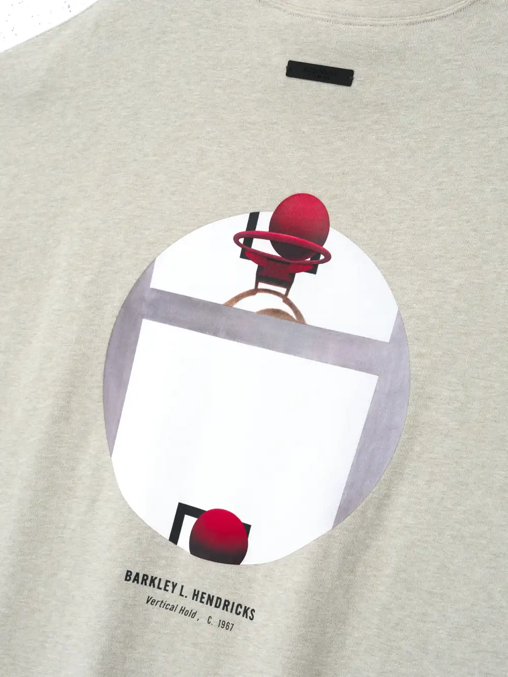 Playera Essentials Warriors X Barkley Hendricks 90s Jaspe Piedra, Essentials Tee (vista 4)