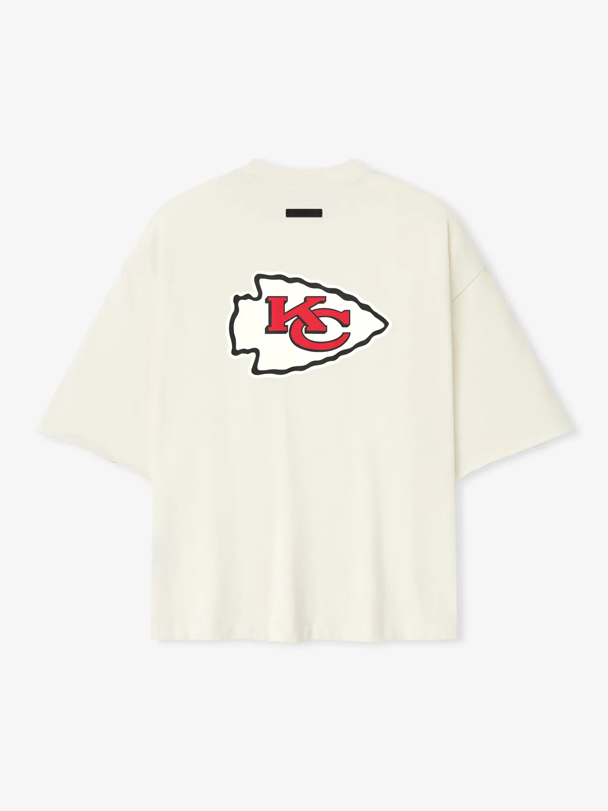 Playera Essentials Chiefs 90s 3/4 Sleeve Football Crema Blanco, Essentials Tee (vista 1)