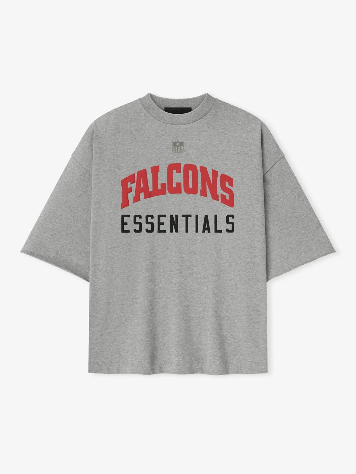 Playera Essentials Falcons 90s 3/4 Sleeve Football Cemento Jaspe, Essentials Tee (vista 1)
