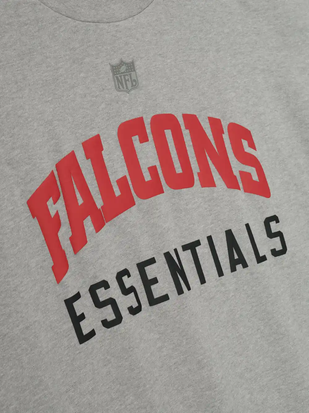 Playera Essentials Falcons 90s 3/4 Sleeve Football Cemento Jaspe, Essentials Tee (vista 3)