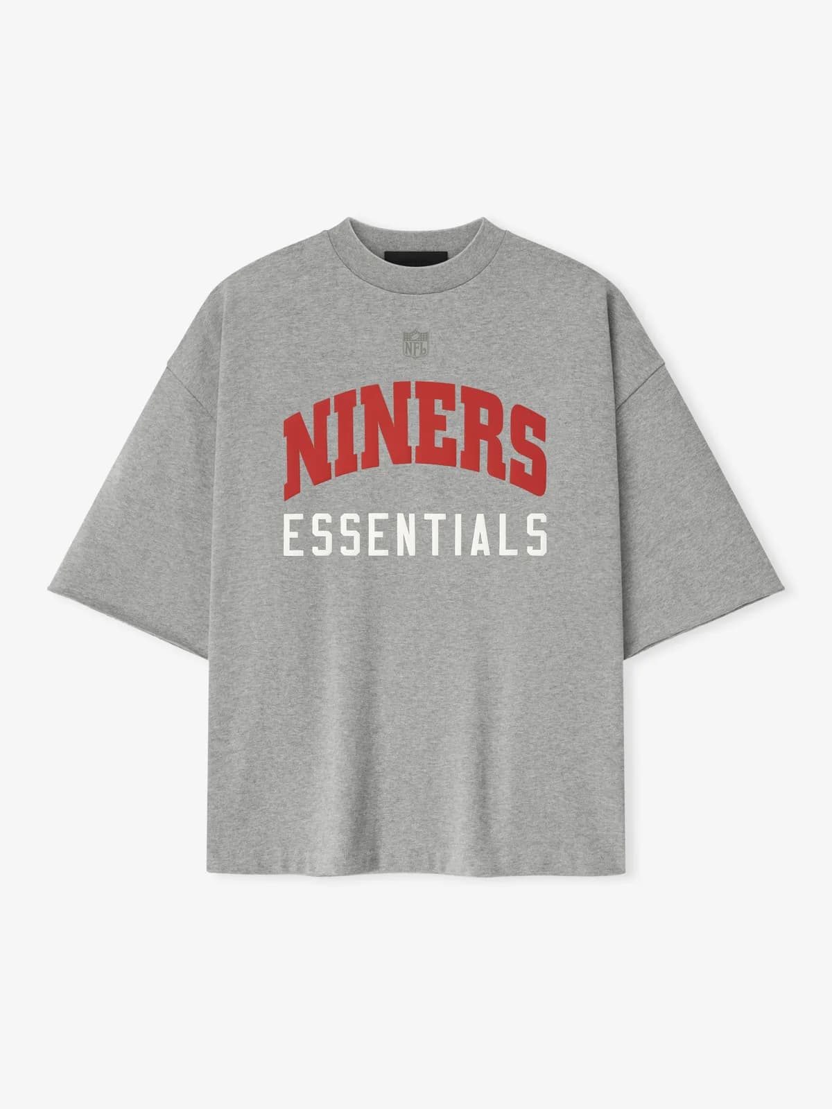 Playera Essentials Forty Niners 90s 3/4 Sleeve Football Cemento Jaspe, Essentials Tee (vista 1)