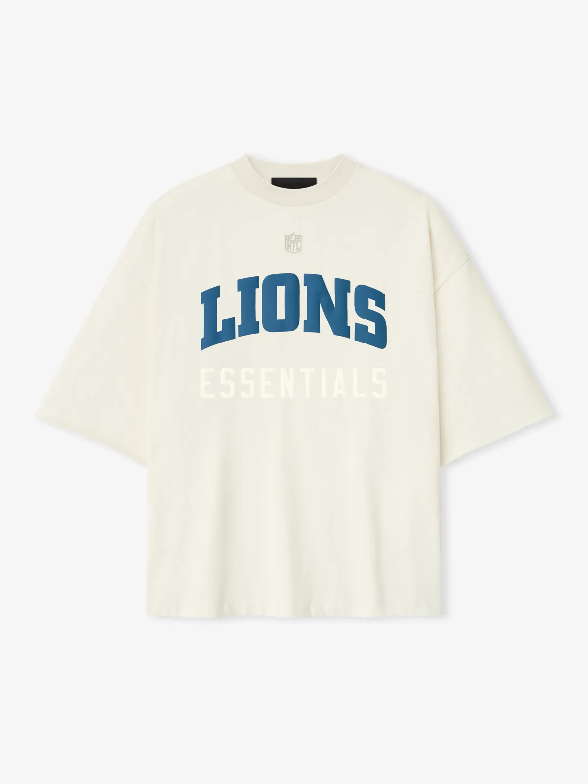 Playera Essentials Lions 90s 3/4 Sleeve Football Crema Blanco, Essentials Tee (vista 1)