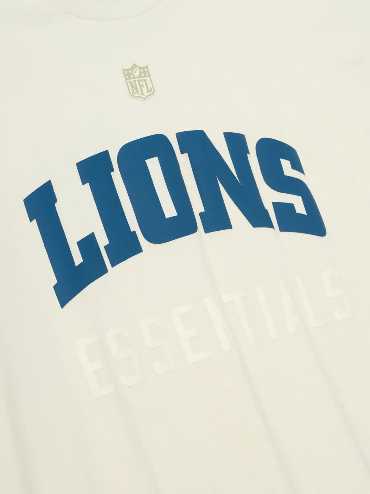 Playera Essentials Lions 90s 3/4 Sleeve Football Crema Blanco, Essentials Tee (vista 3)