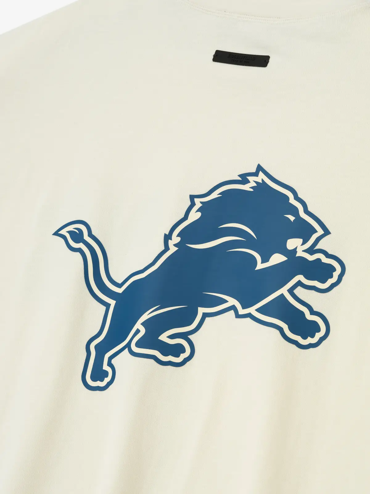 Playera Essentials Lions 90s 3/4 Sleeve Football Crema Blanco, Essentials Tee (vista 4)