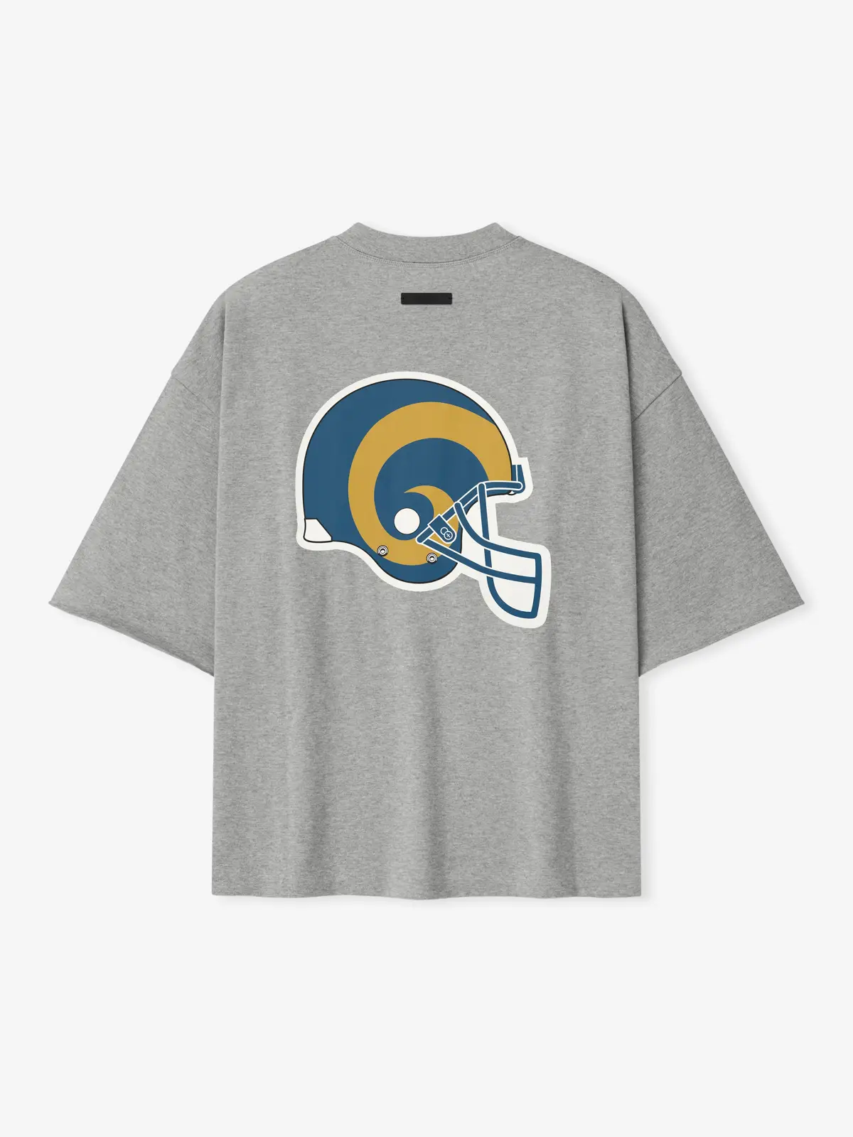Playera Essentials Rams 90s 3/4 Sleeve Football Cemento Jaspe, Essentials Tee (vista 1)
