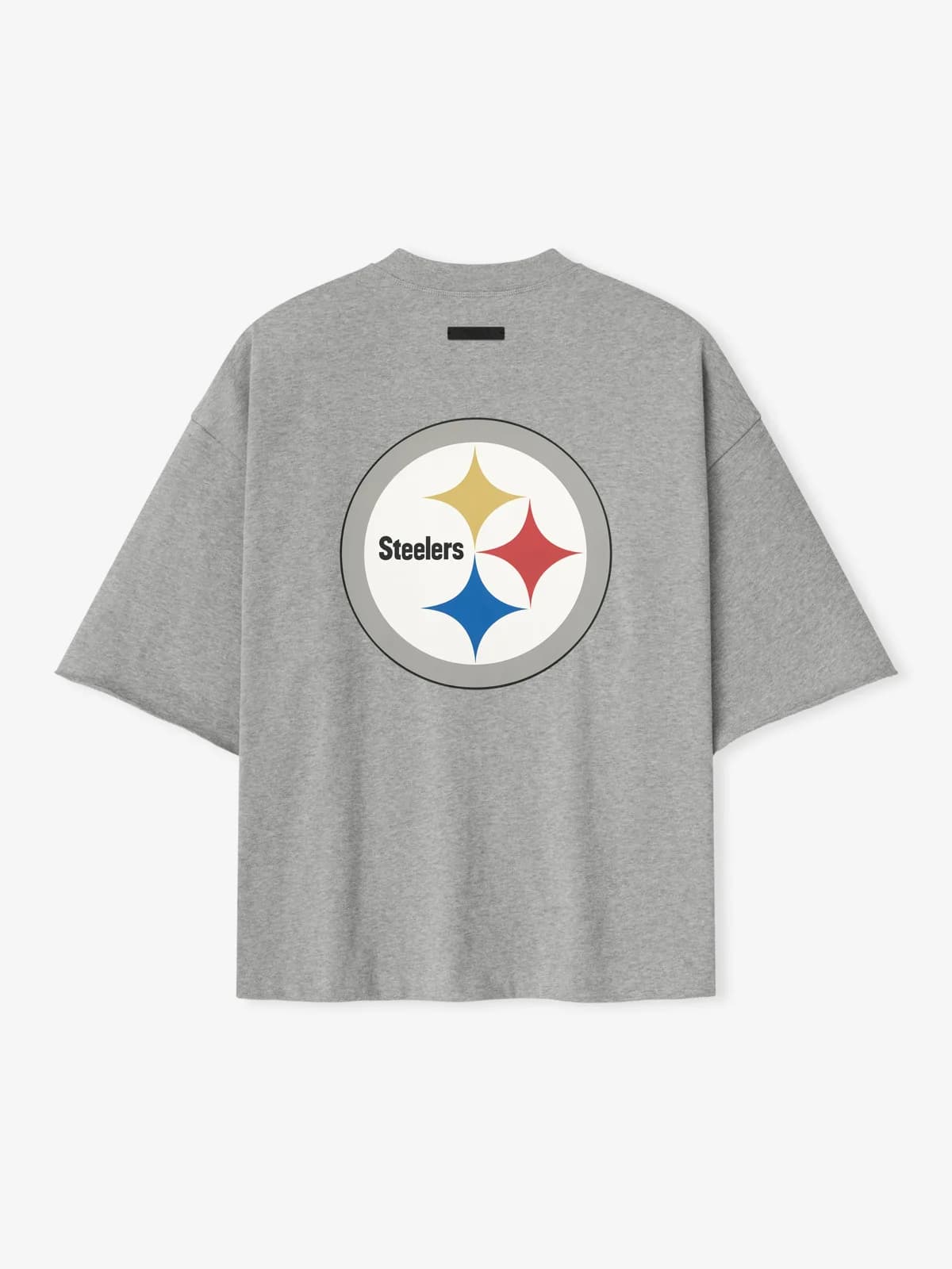 Playera Essentials Steelers 90s 3/4 Sleeve Football Cemento Jaspe, Essentials Tee (vista 1)