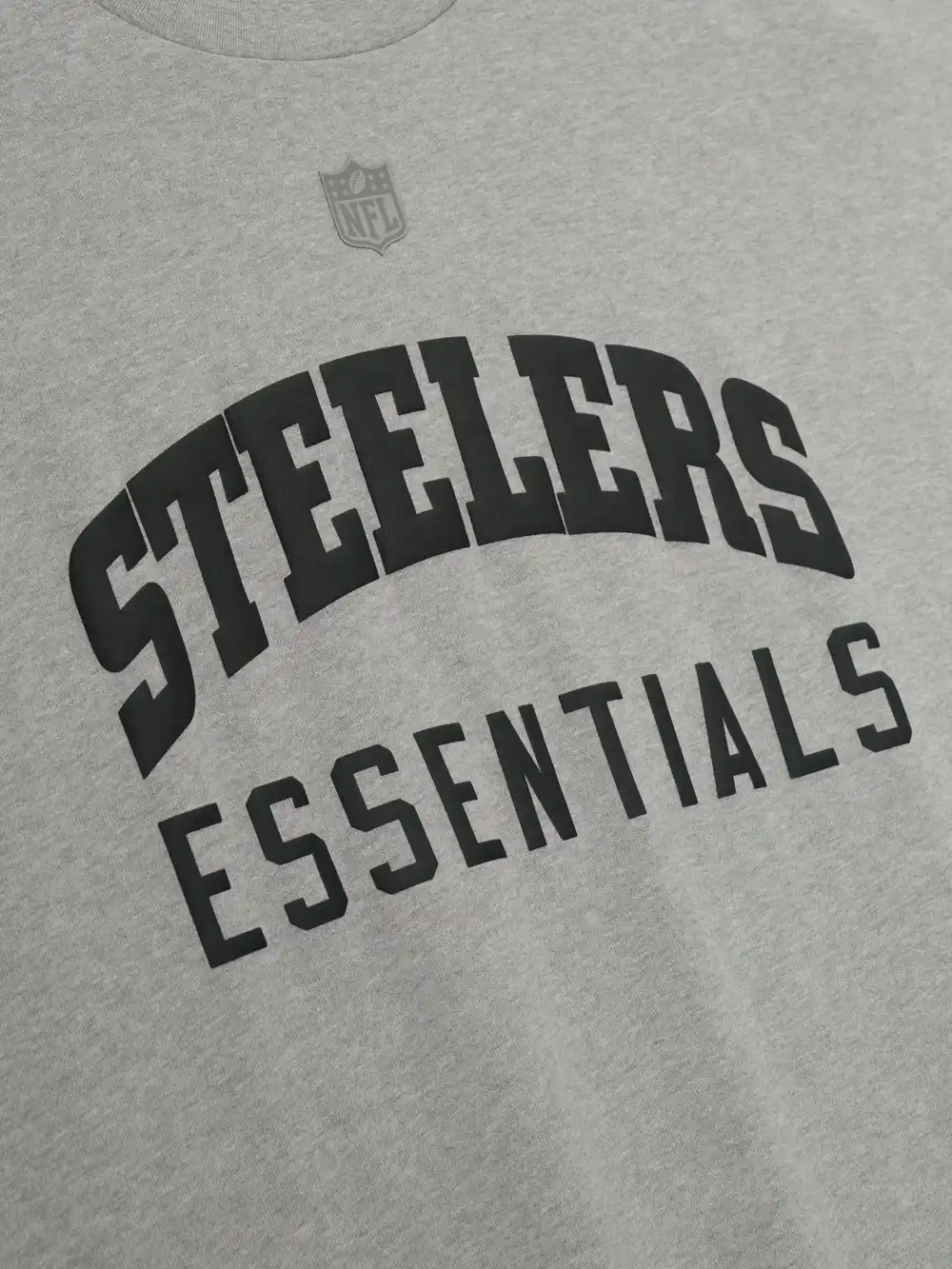 Playera Essentials Steelers 90s 3/4 Sleeve Football Cemento Jaspe, Essentials Tee (vista 3)