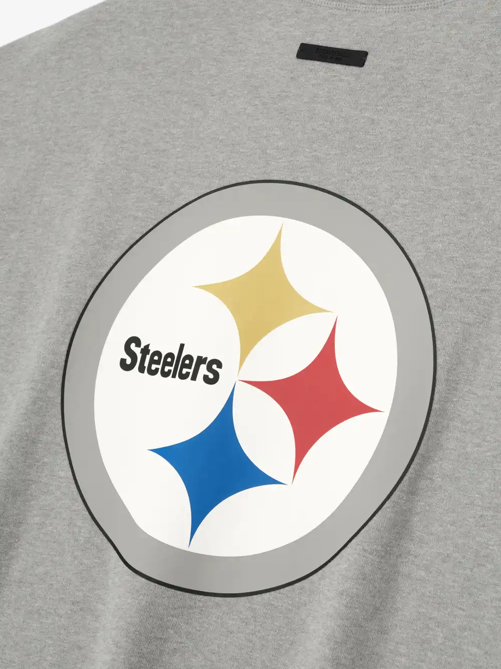 Playera Essentials Steelers 90s 3/4 Sleeve Football Cemento Jaspe, Essentials Tee (vista 4)