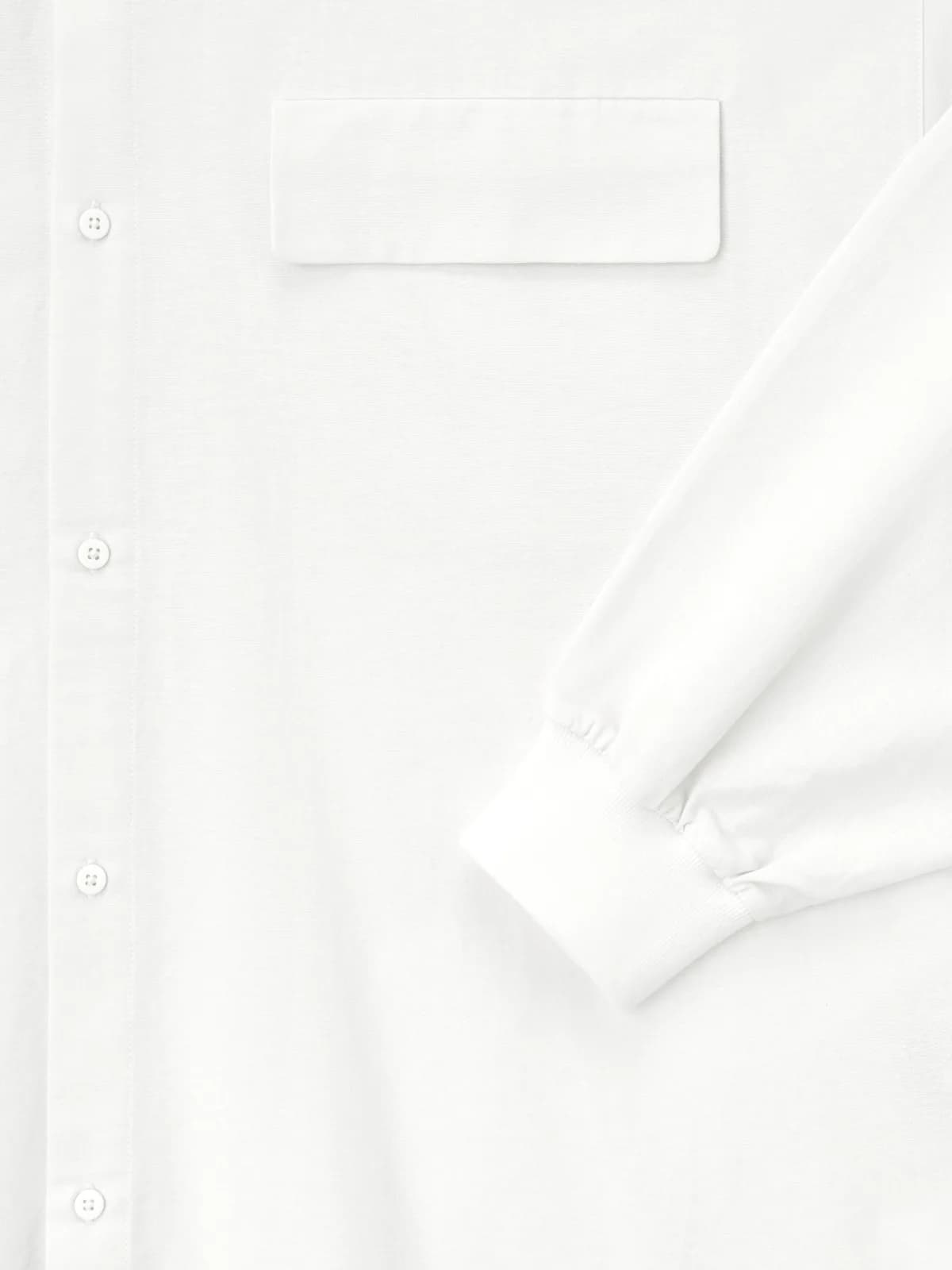 Playera Essentials Oxford Shirt Oxford Shirt Cloud Blanco, Essentials Tee (vista 5)