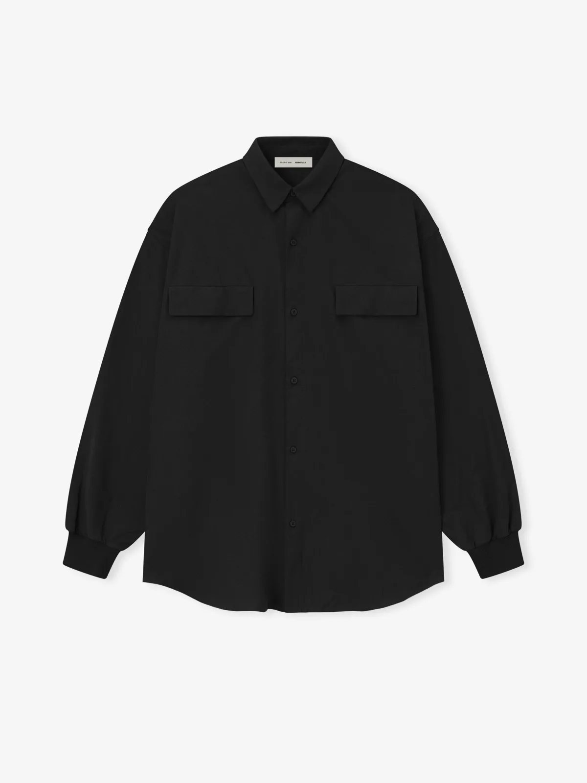 Playera Essentials Oxford Shirt Oxford Shirt Jet Negro, Essentials Tee (vista 3)