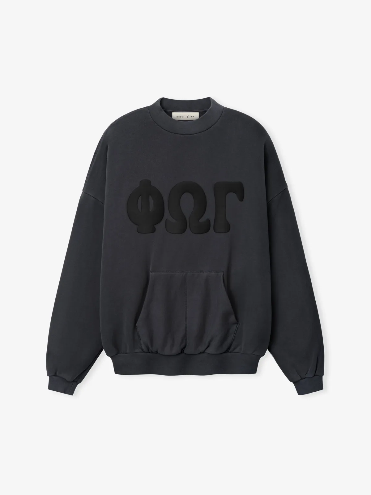 Playera Essentials 90s Sweatshirt Lavado Acero Gris, Essentials Tee (vista 1)