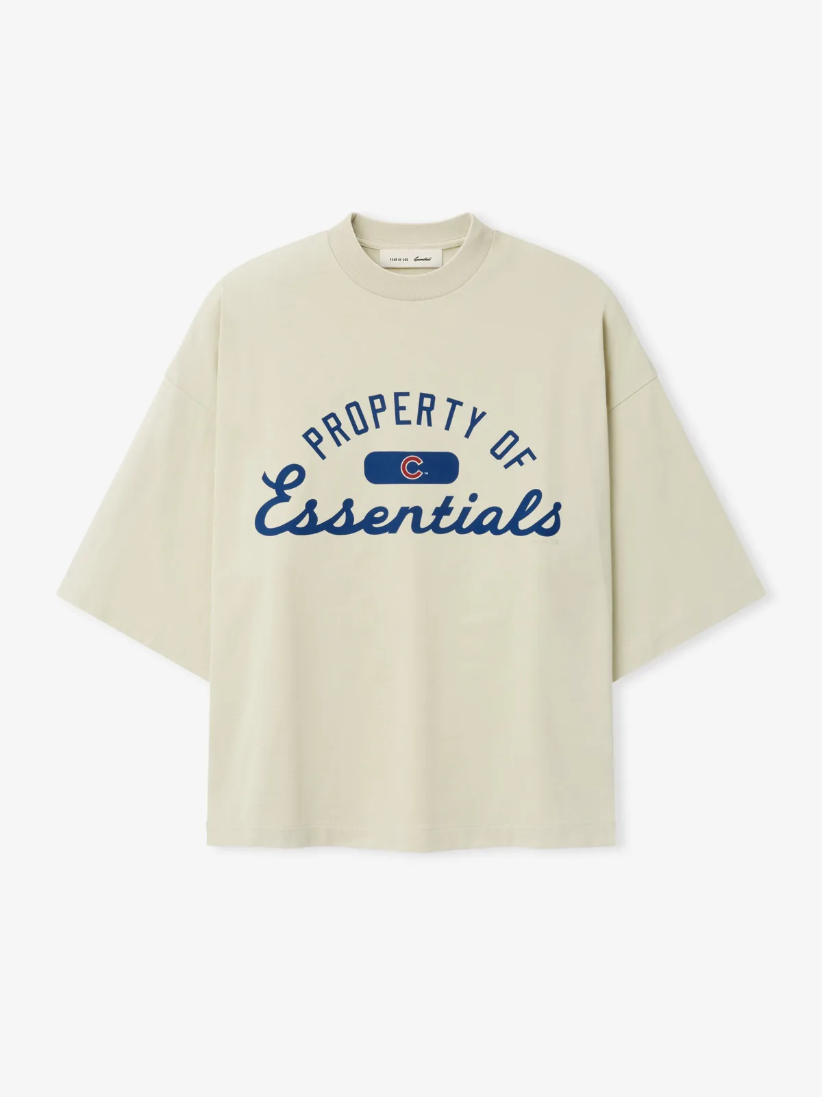 Playera Essentials Cubs Merch Sandstone, Essentials Tee (vista 1)