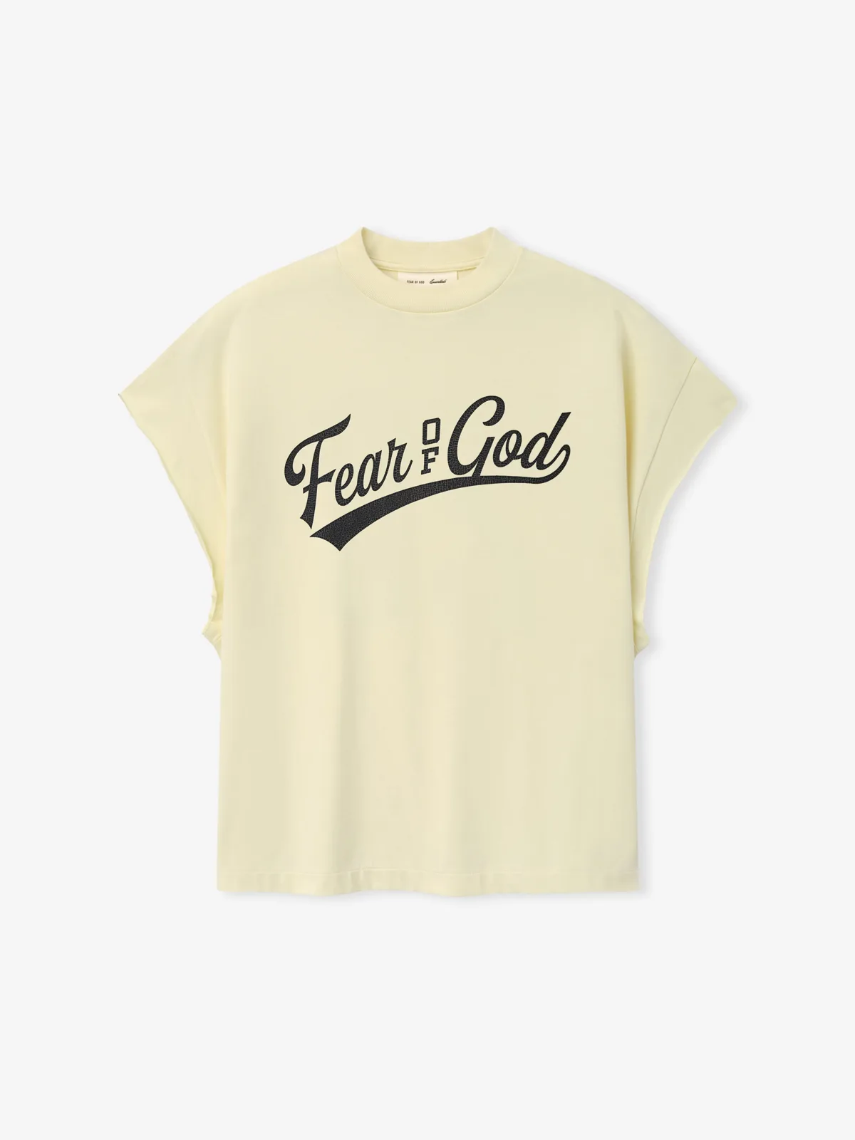 Playera Essentials Cut Off 90s Chalk, Essentials Tee (vista 1)