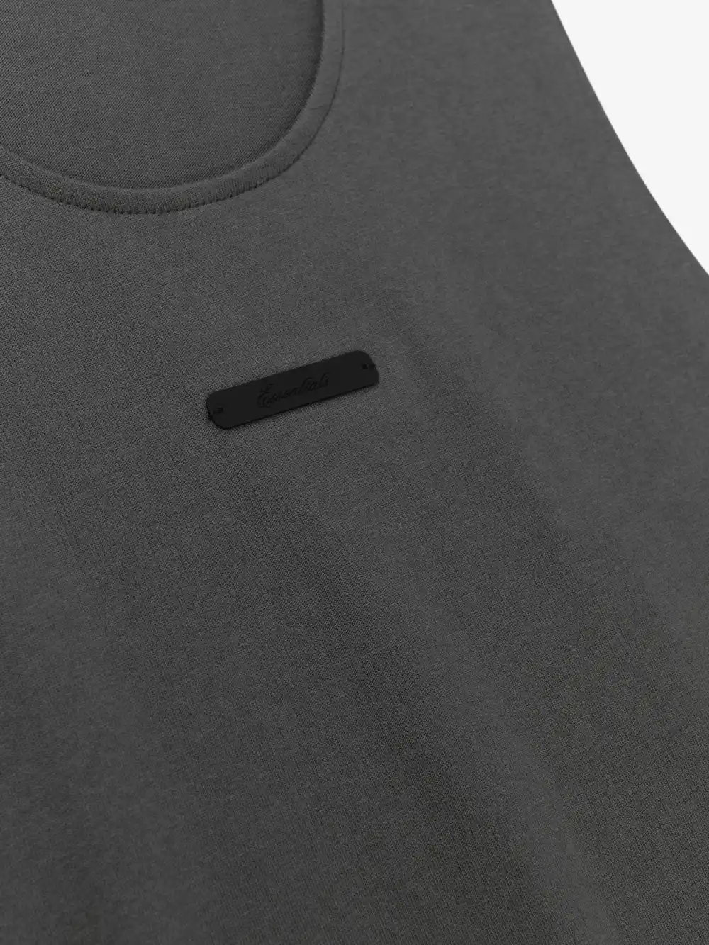 Playera Essentials Essential Acero Gris, Essentials Tee (vista 3)