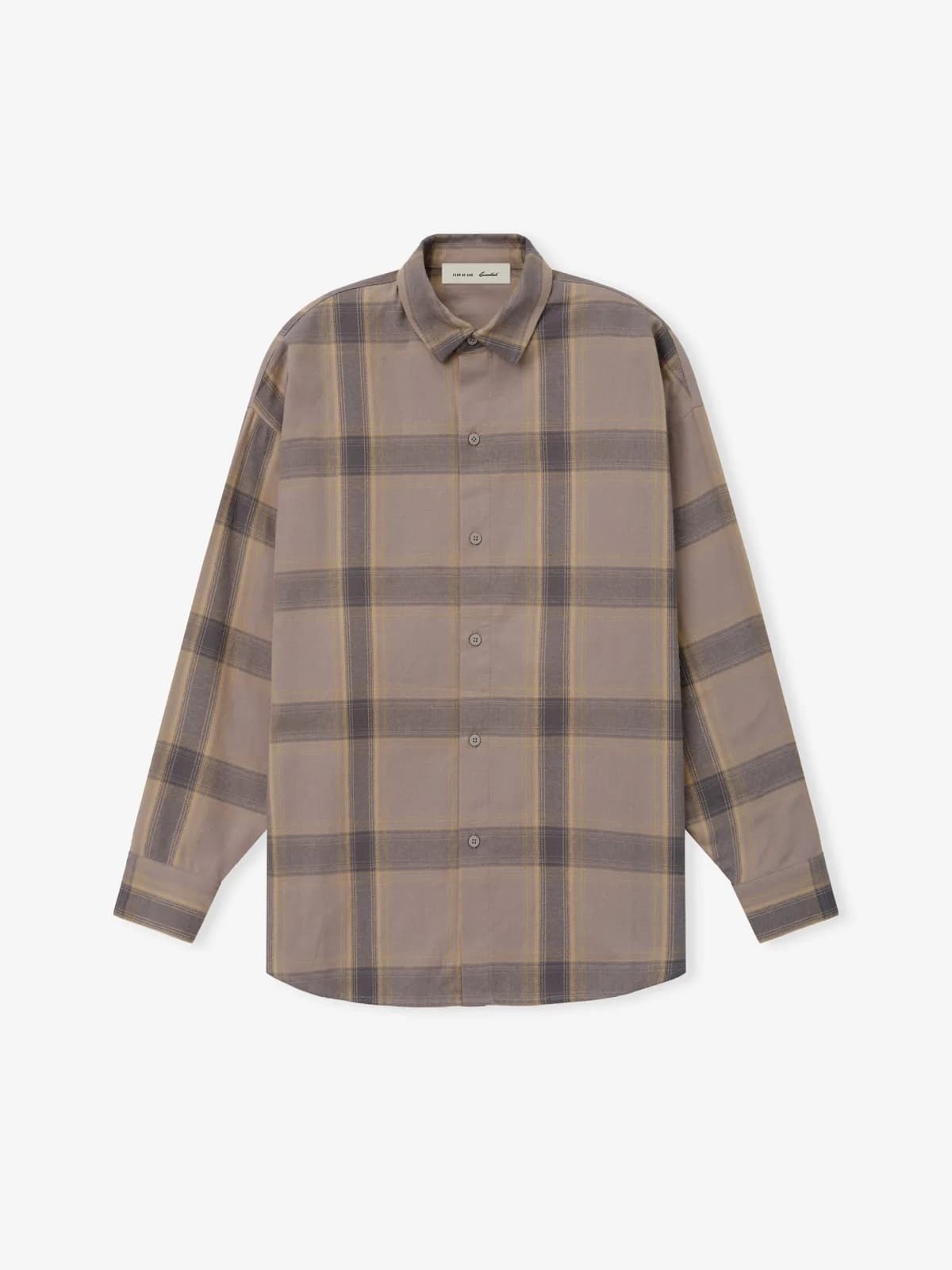 Playera Essentials Flannel Button Up Shirt Foca, Essentials Tee (vista 1)