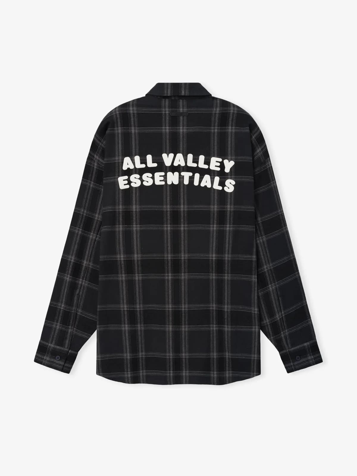 Playera Essentials Flannel Button Up Shirt Vintage Negro, Essentials Tee (vista 2)