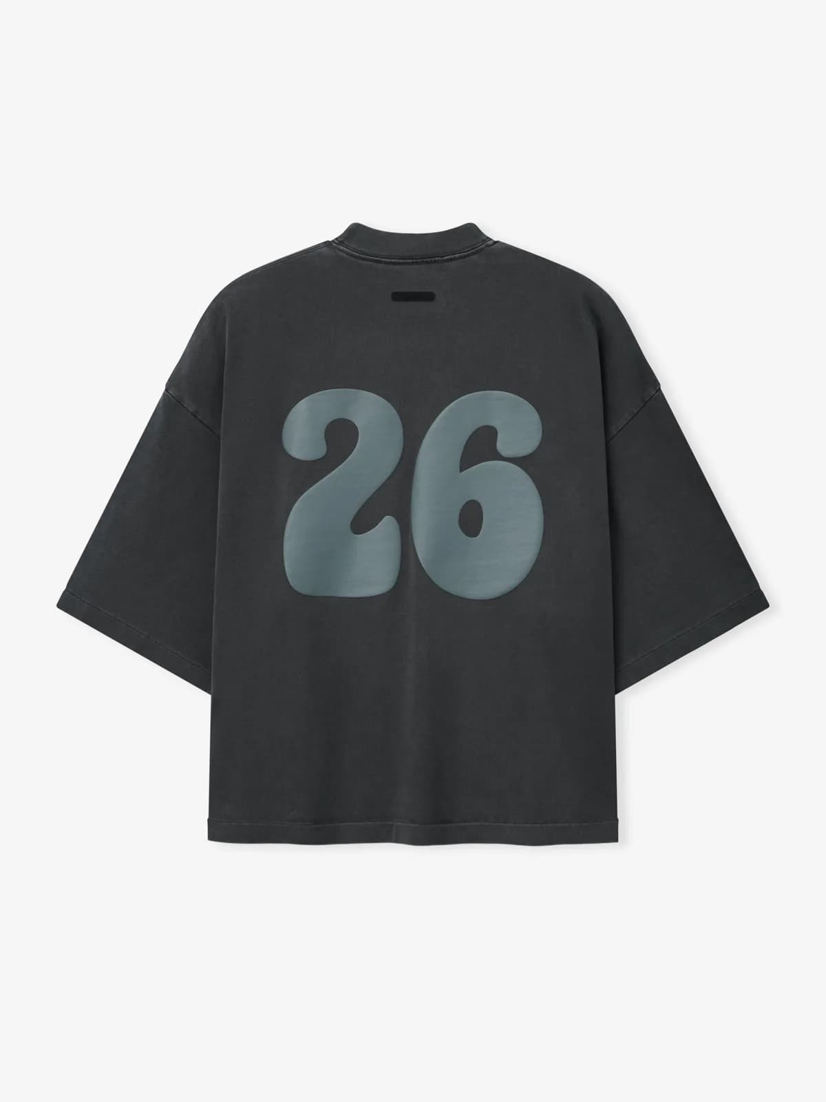 Playera Essentials Heavy Jersey Merch Boxy Fit Lavado Acero Gris, Essentials Tee (vista 1)