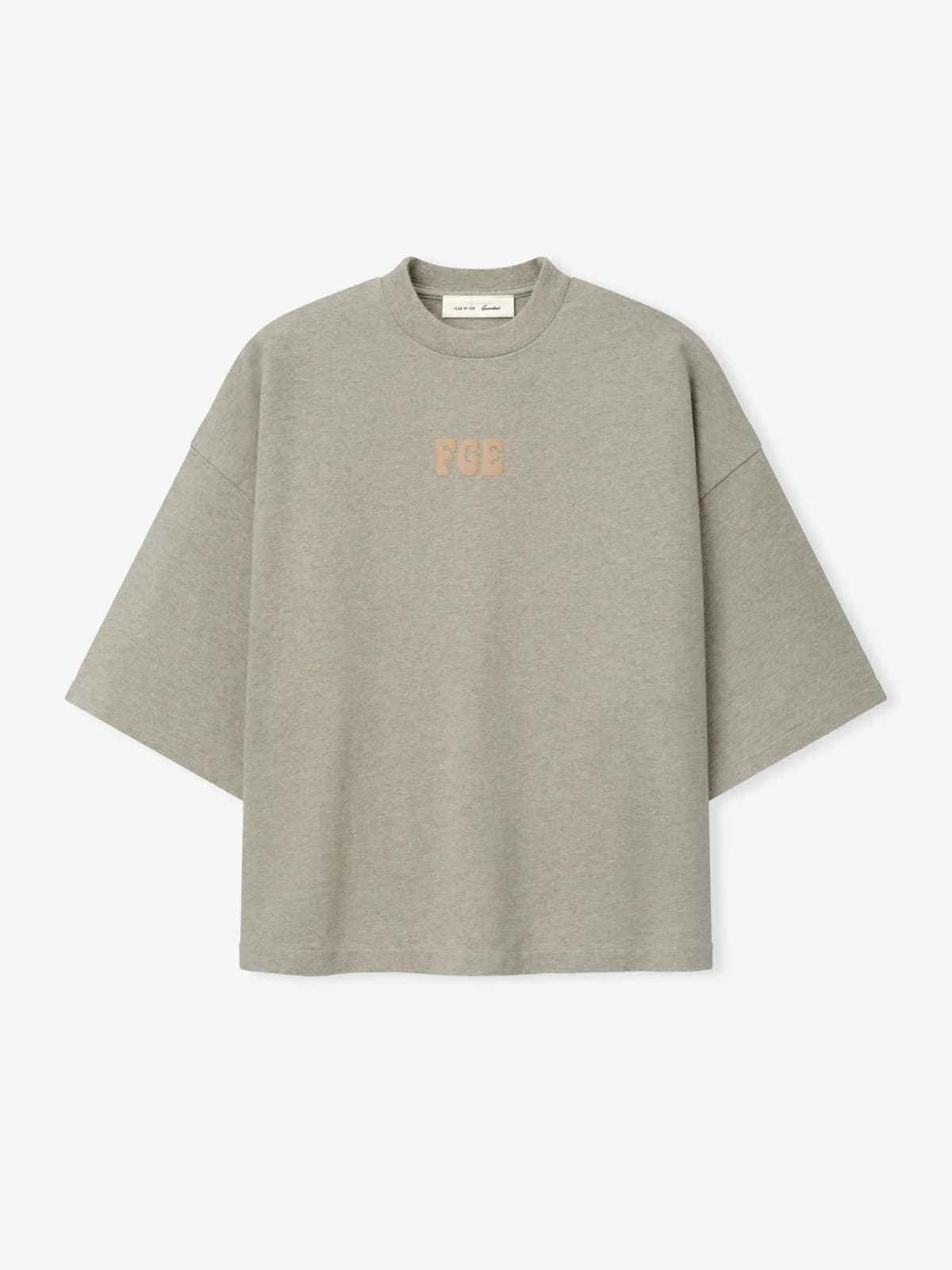 Playera Essentials Heavy Jersey Merch Boxy Fit Lavado Foca Jaspe, Essentials Tee (vista 1)