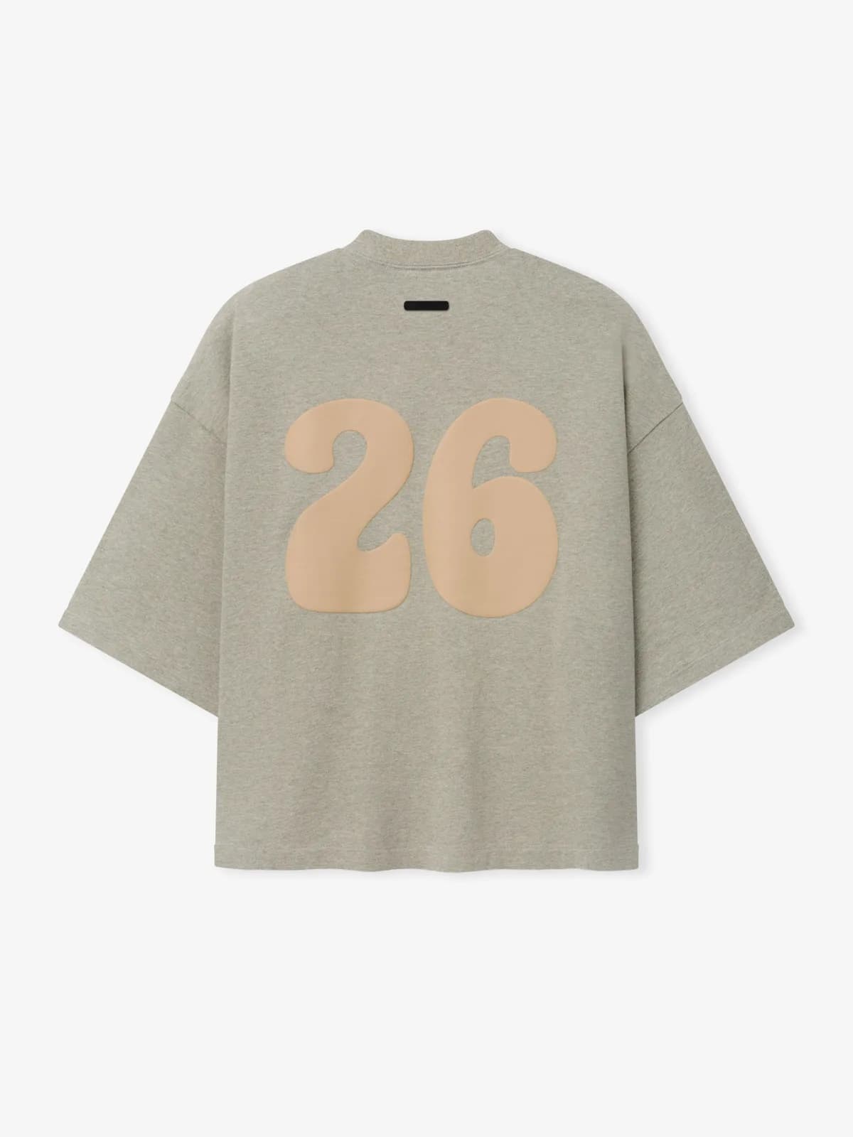 Playera Essentials Heavy Jersey Merch Boxy Fit Lavado Foca Jaspe, Essentials Tee (vista 1)