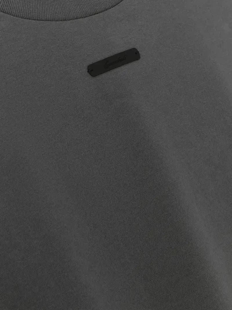 Playera Essentials Merch Boxy Fit Acero Gris, Essentials Tee (vista 3)