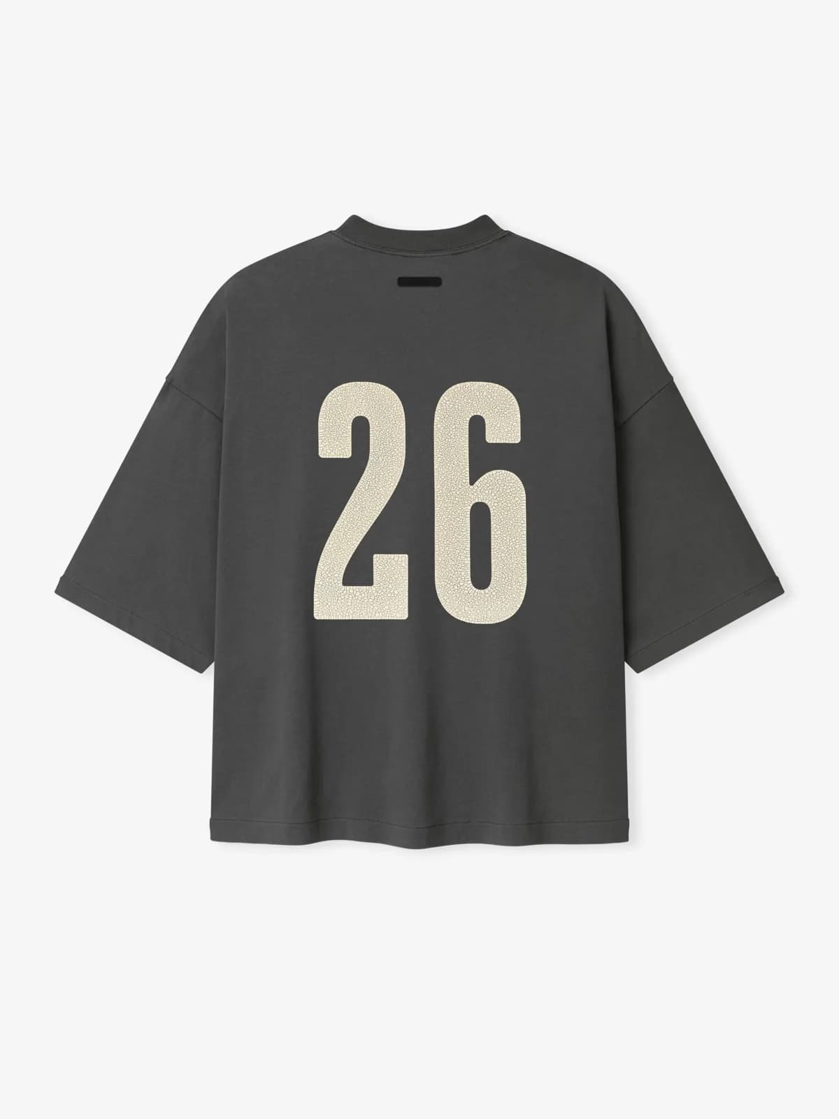 Playera Essentials Merch Boxy Fit Acero Gris, Essentials Tee (vista 3)