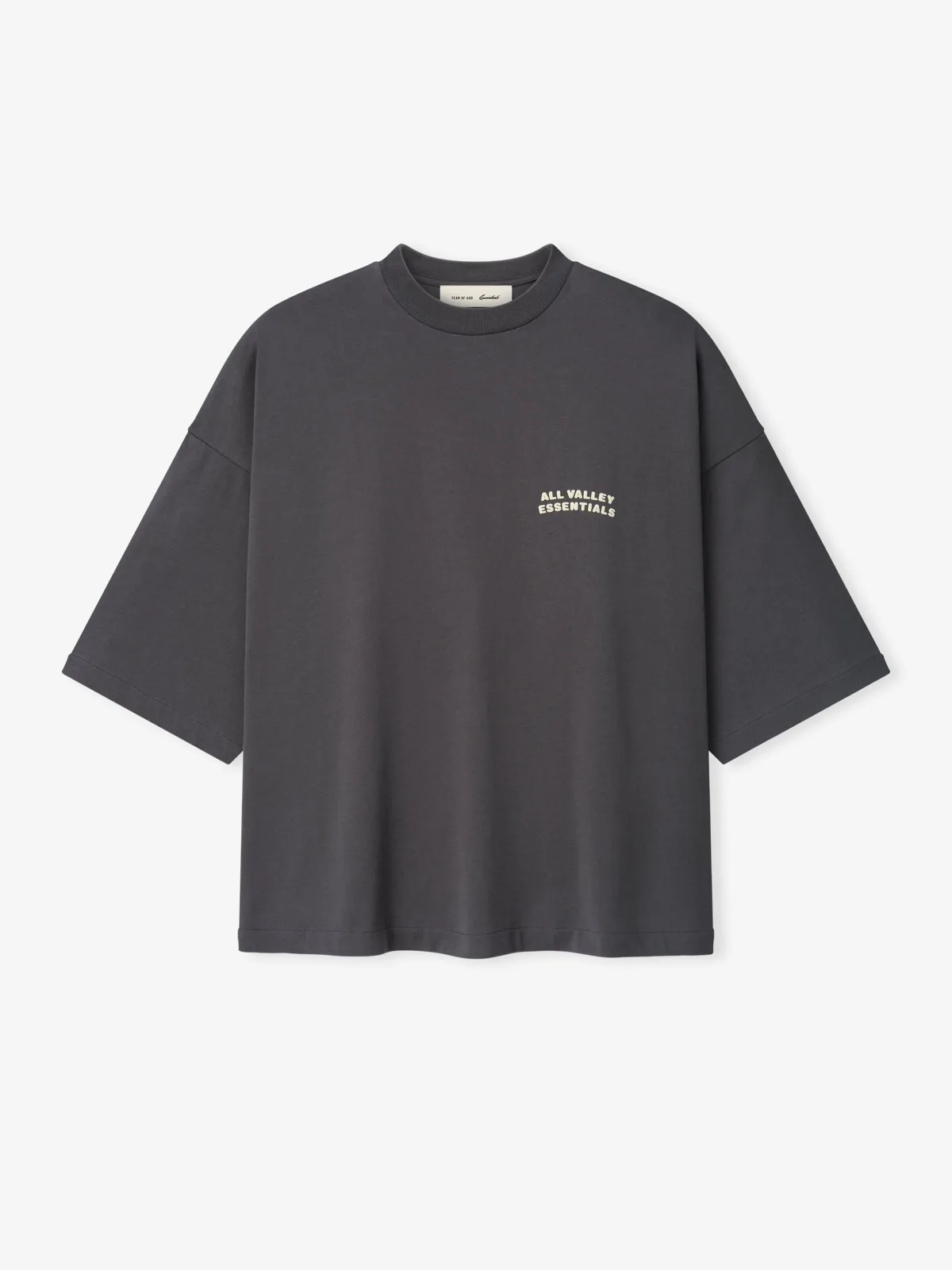 Playera Essentials Merch Boxy Fit Acero Gris, Essentials Tee (vista 1)