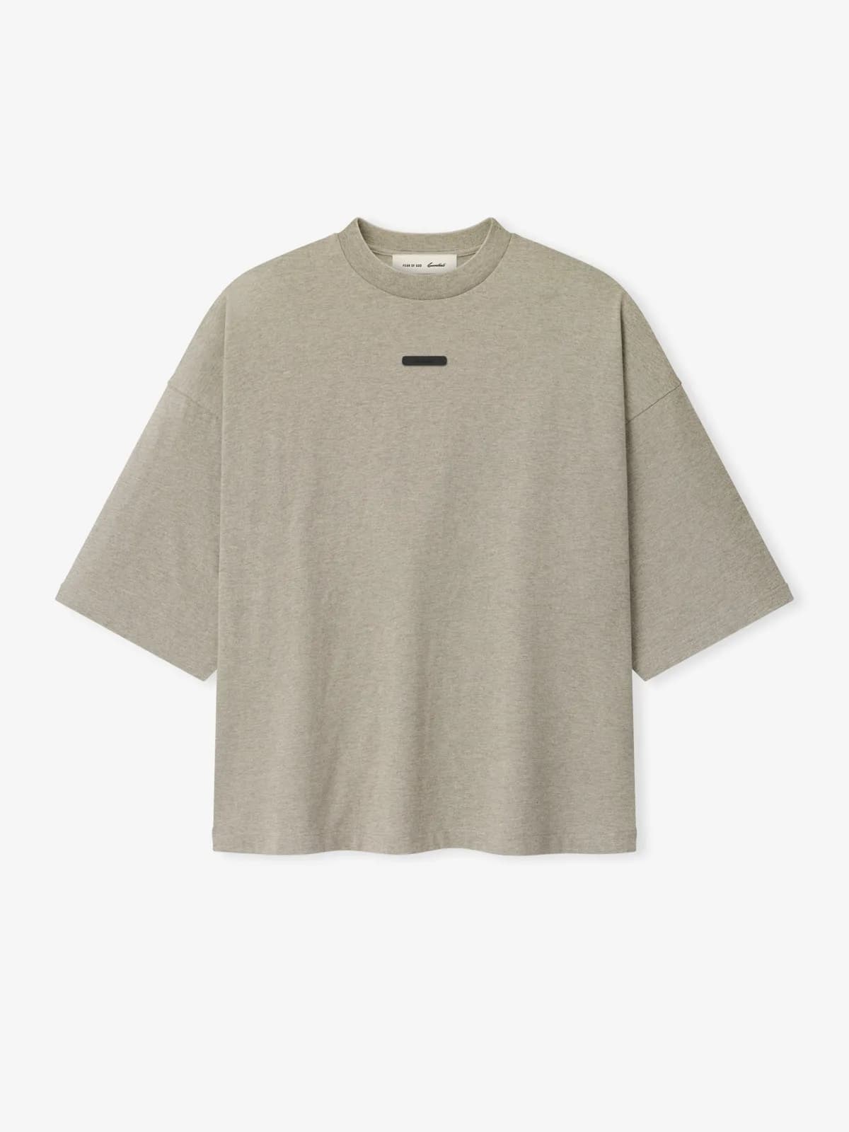 Playera Essentials Merch Boxy Fit Foca Jaspe, Essentials Tee (vista 1)