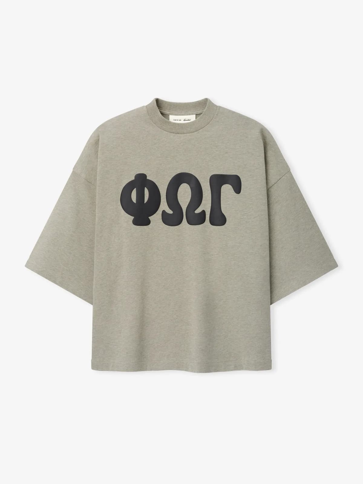 Playera Essentials Merch Boxy Fit Foca Jaspe, Essentials Tee (vista 1)