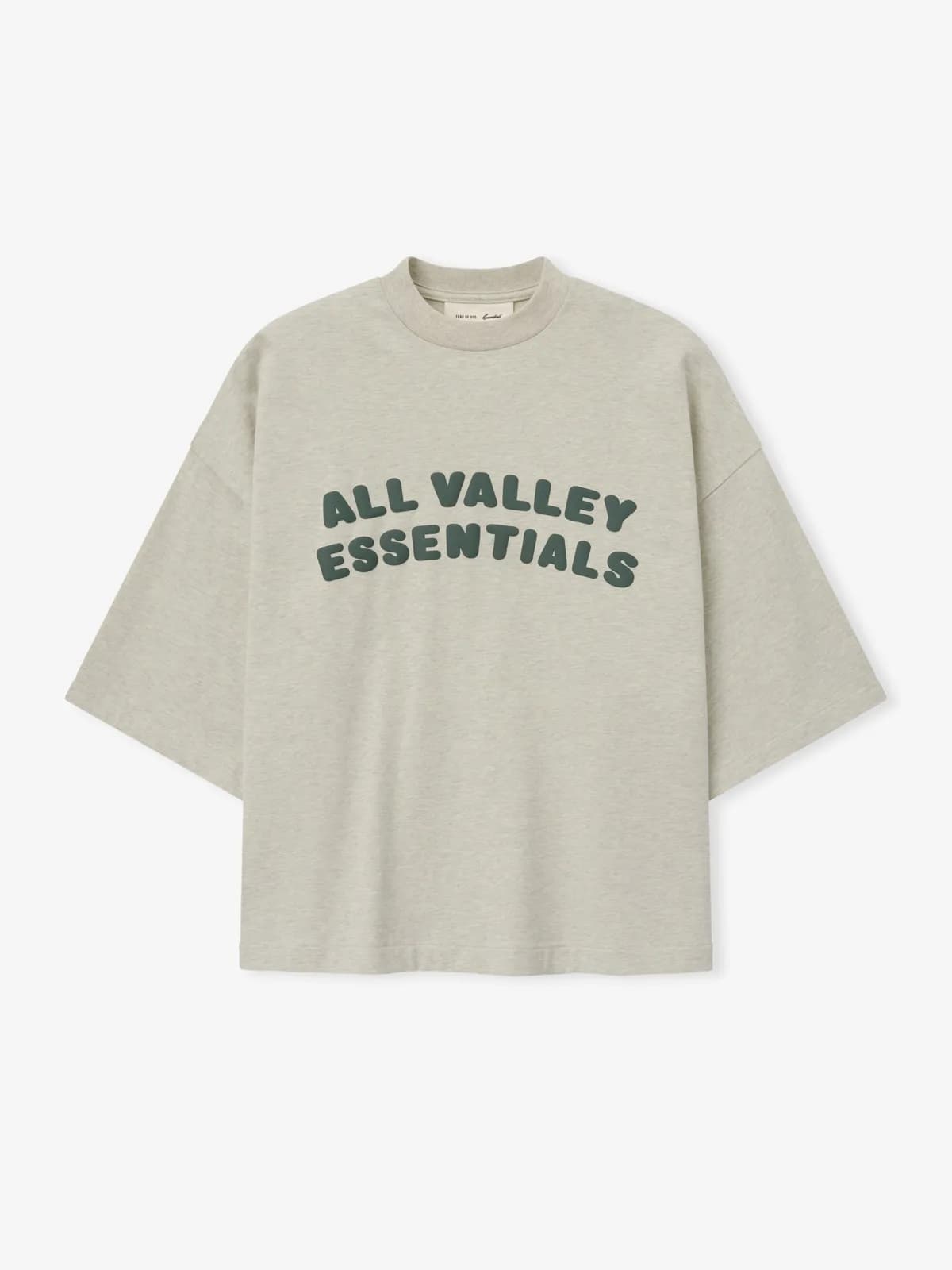 Playera Essentials Merch Boxy Fit Vainilla Jaspe, Essentials Tee (vista 1)