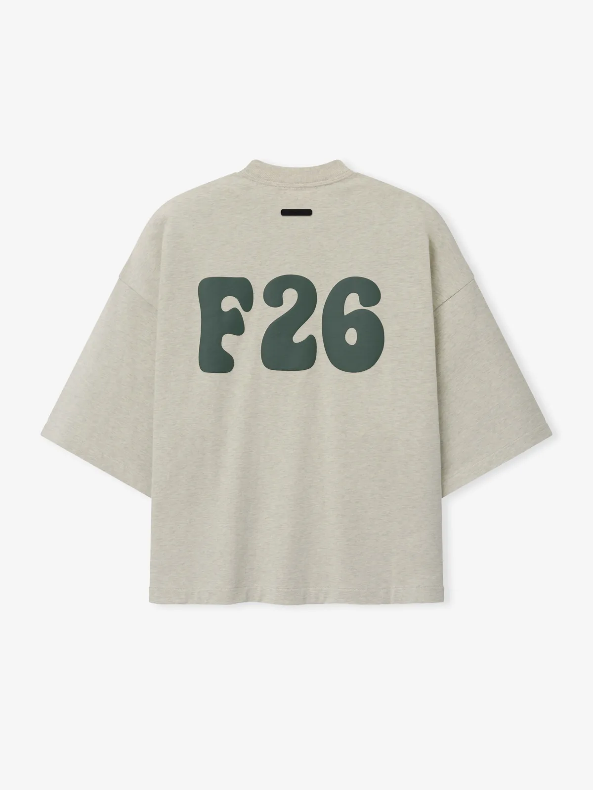 Playera Essentials Merch Boxy Fit Vainilla Jaspe, Essentials Tee (vista 2)