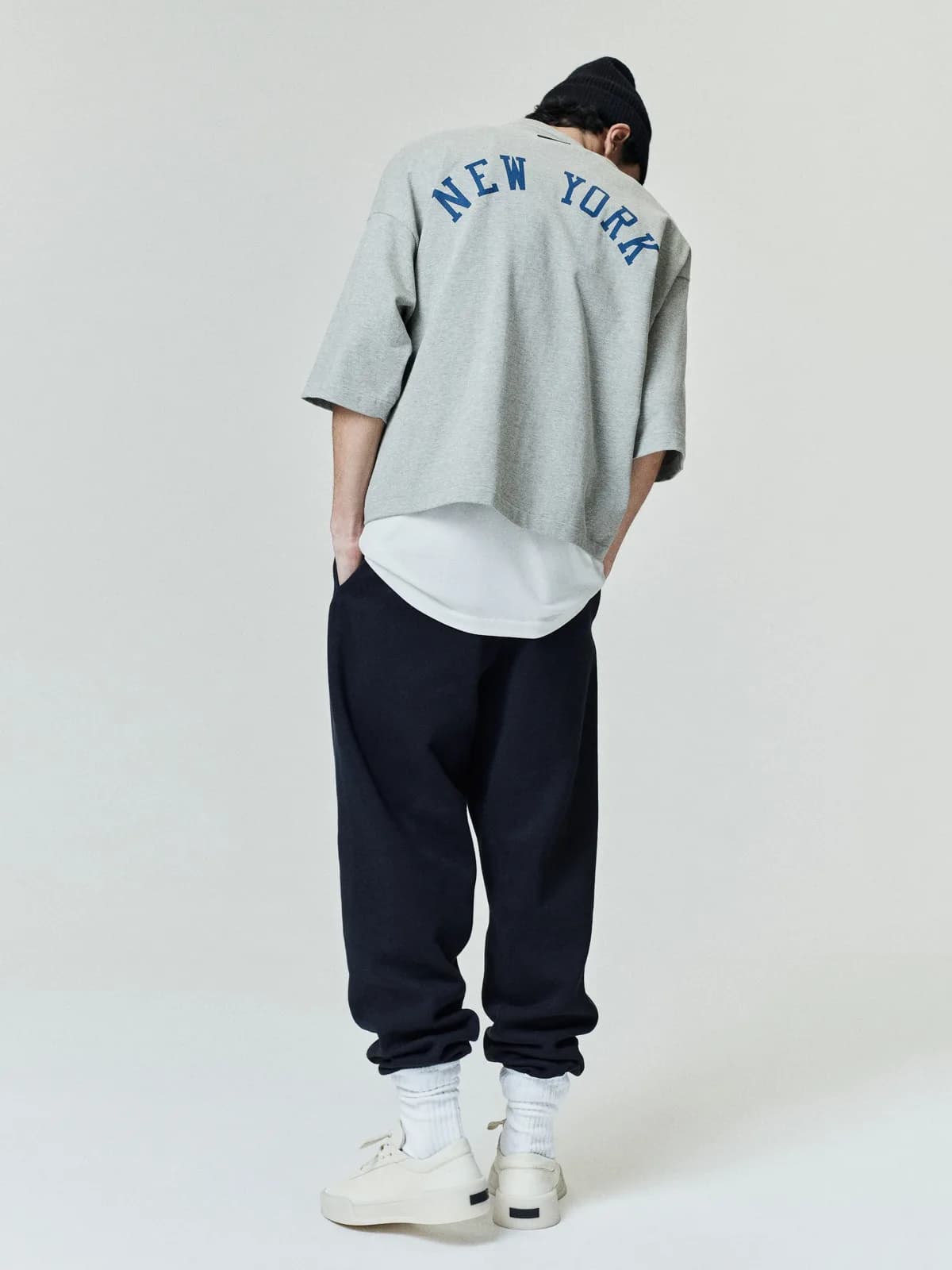 Playera Essentials Mets Merch Cemento Jaspe, Essentials Tee (vista 1)