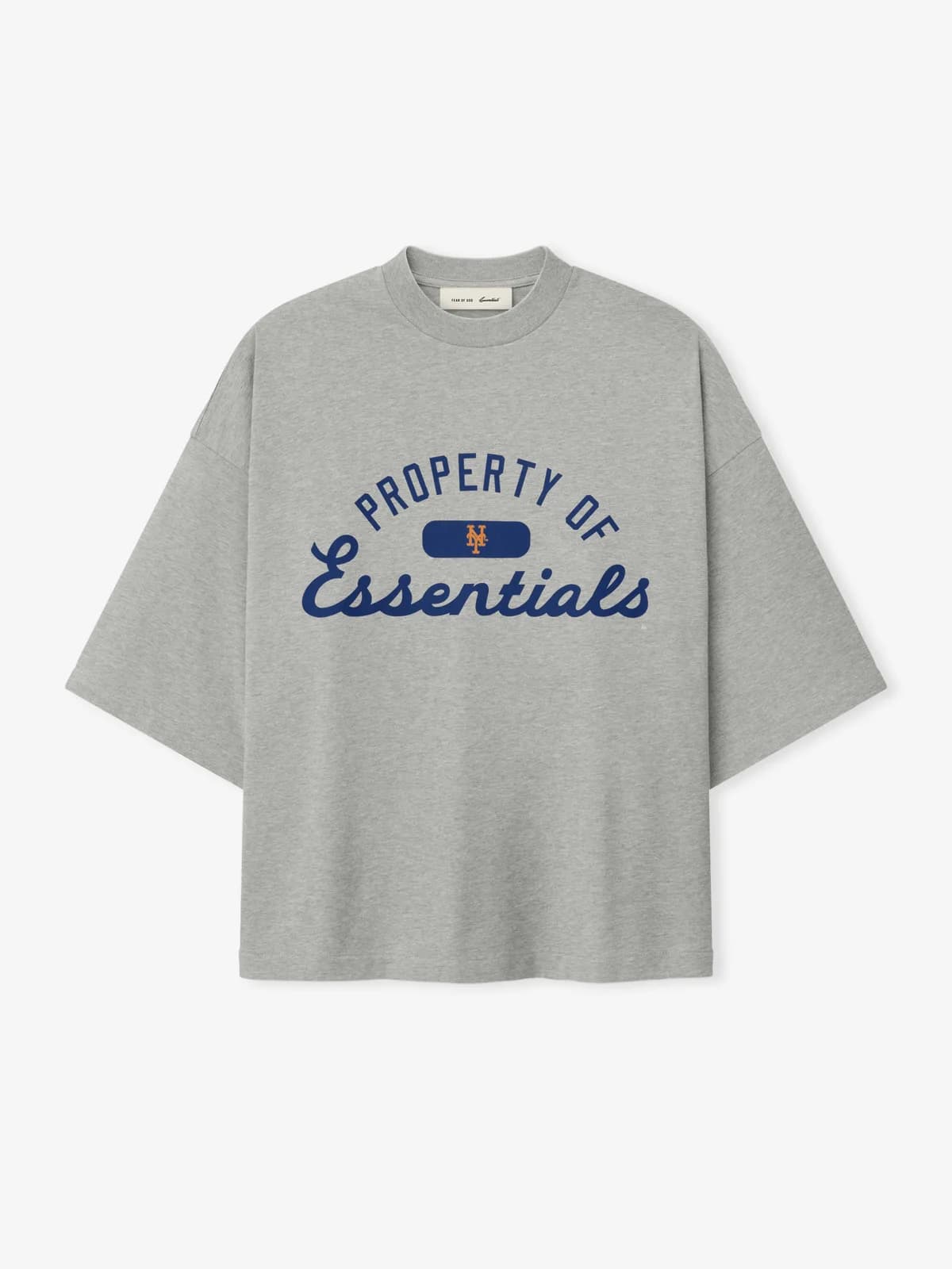 Playera Essentials Mets Merch Cemento Jaspe, Essentials Tee (vista 3)