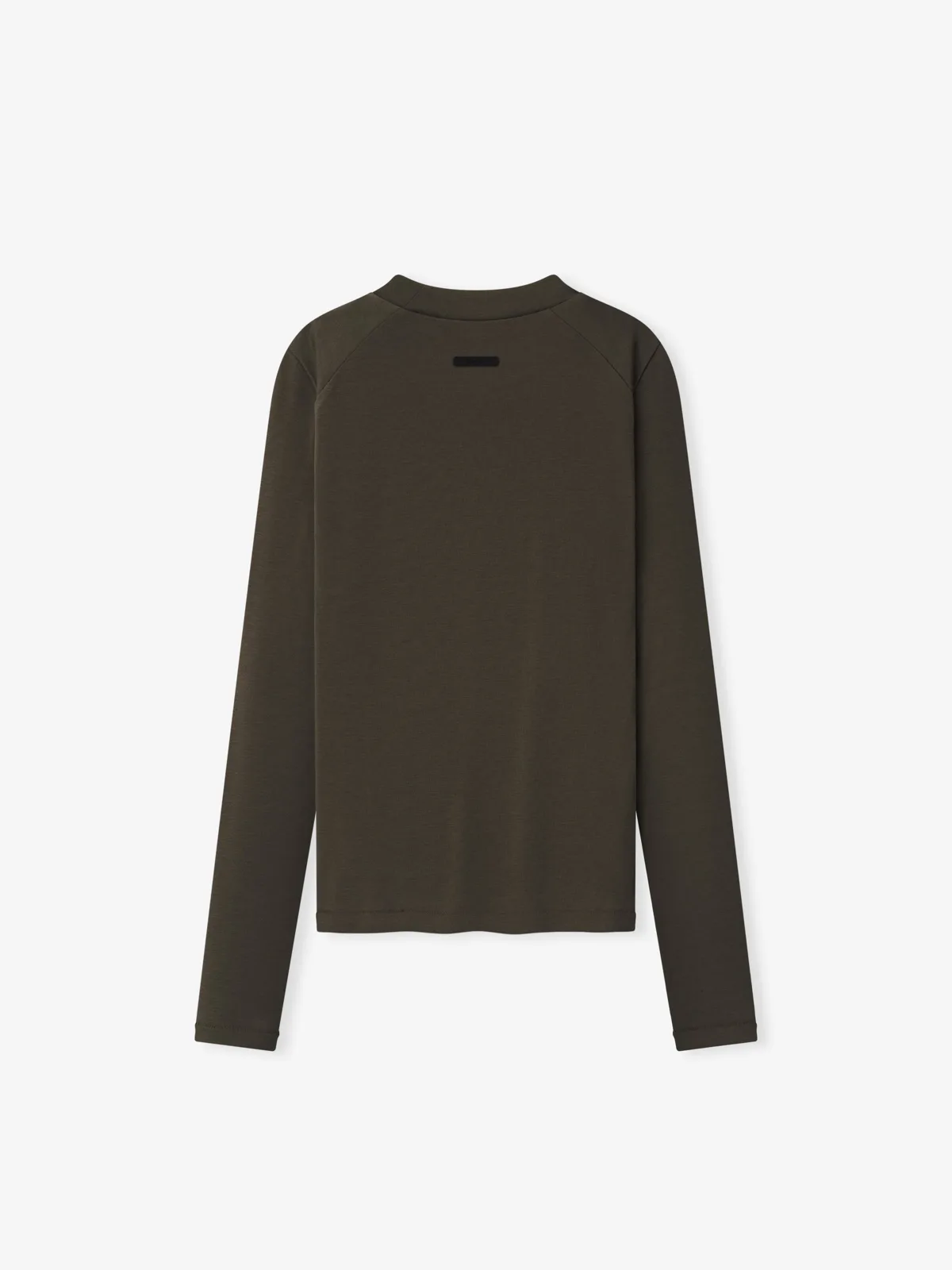 Playera Essentials Rib Fitted Cafe, Essentials Tee (vista 2)