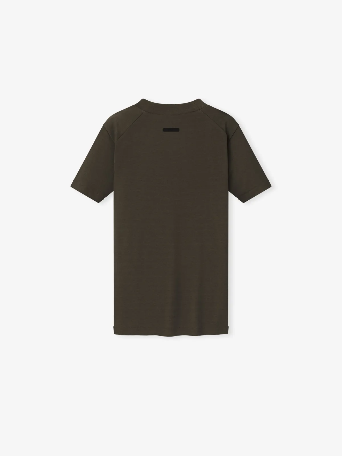 Playera Essentials Rib Fitted Cafe, Essentials Tee (vista 2)