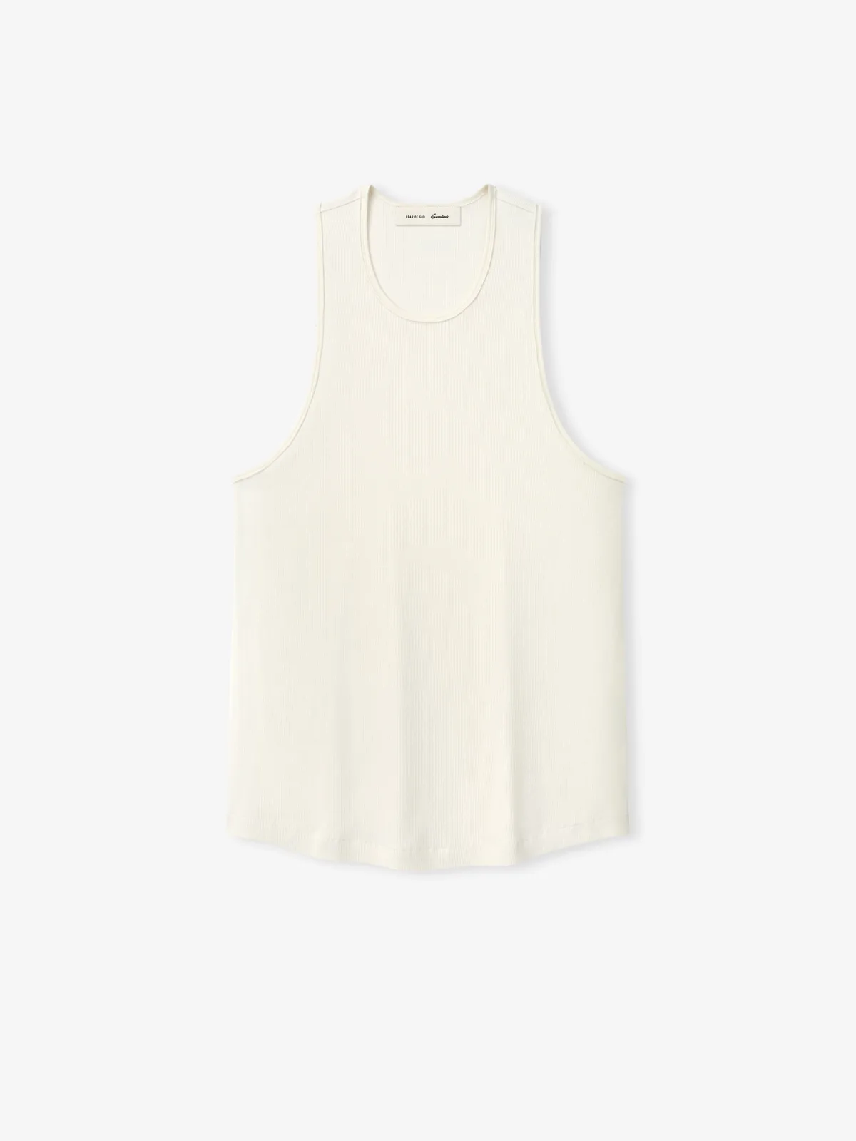 Playera Essentials Ribbed Essential Marfil, Essentials Tee (vista 1)