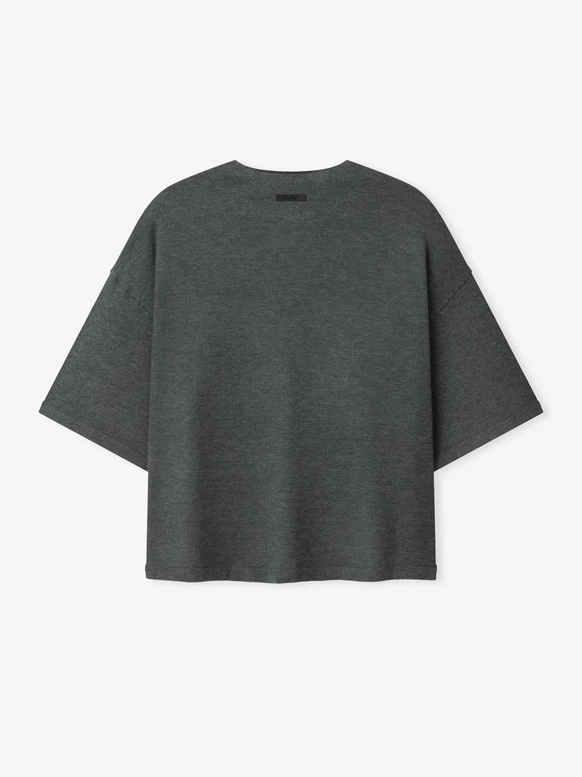 Playera Essentials Soft Knit Henley Acero Gris, Essentials Tee (vista 1)